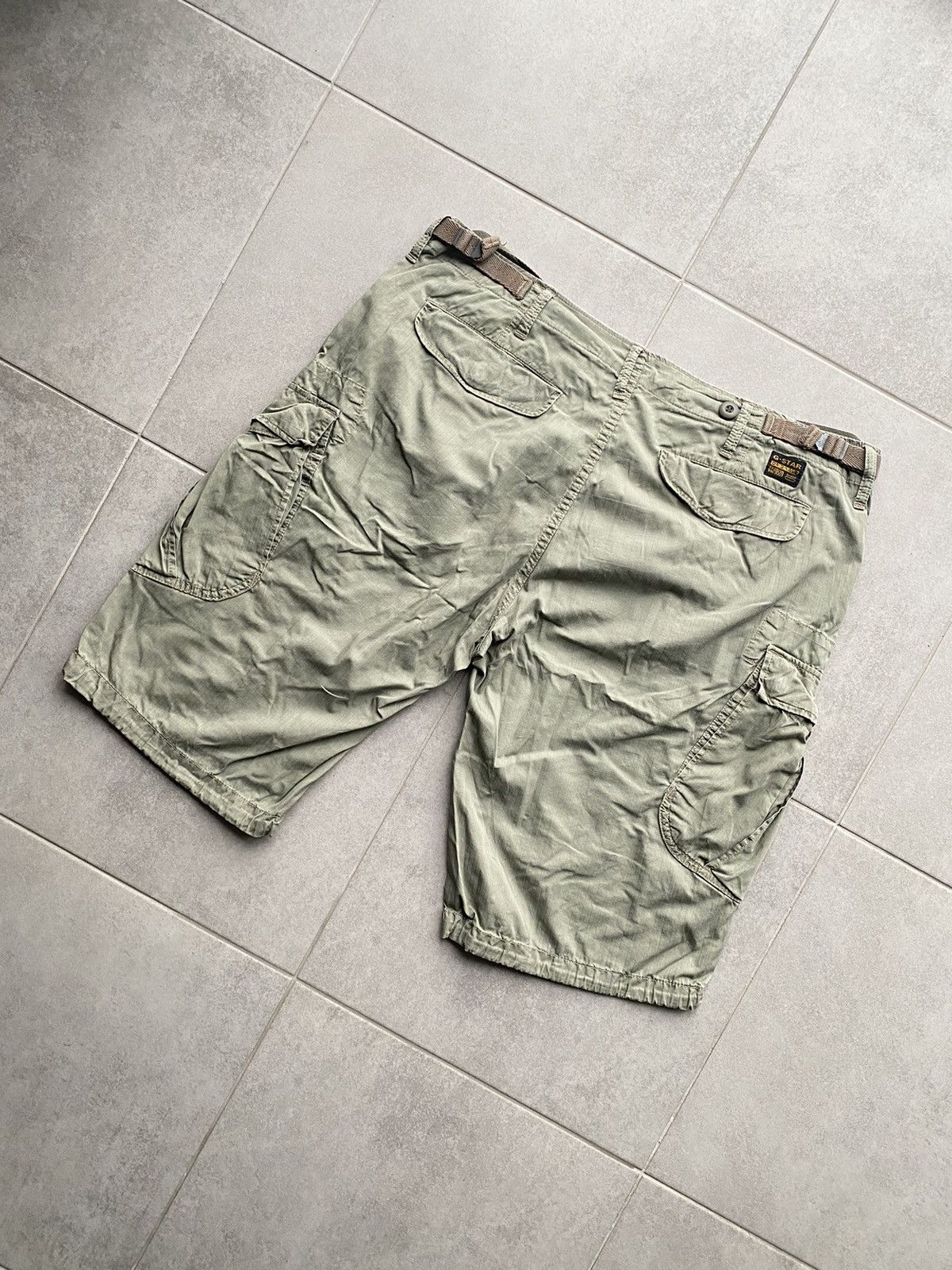 G-Star Vintage G Star Cargo Shorts Size US 38 / EU 54 - 8 Thumbnail