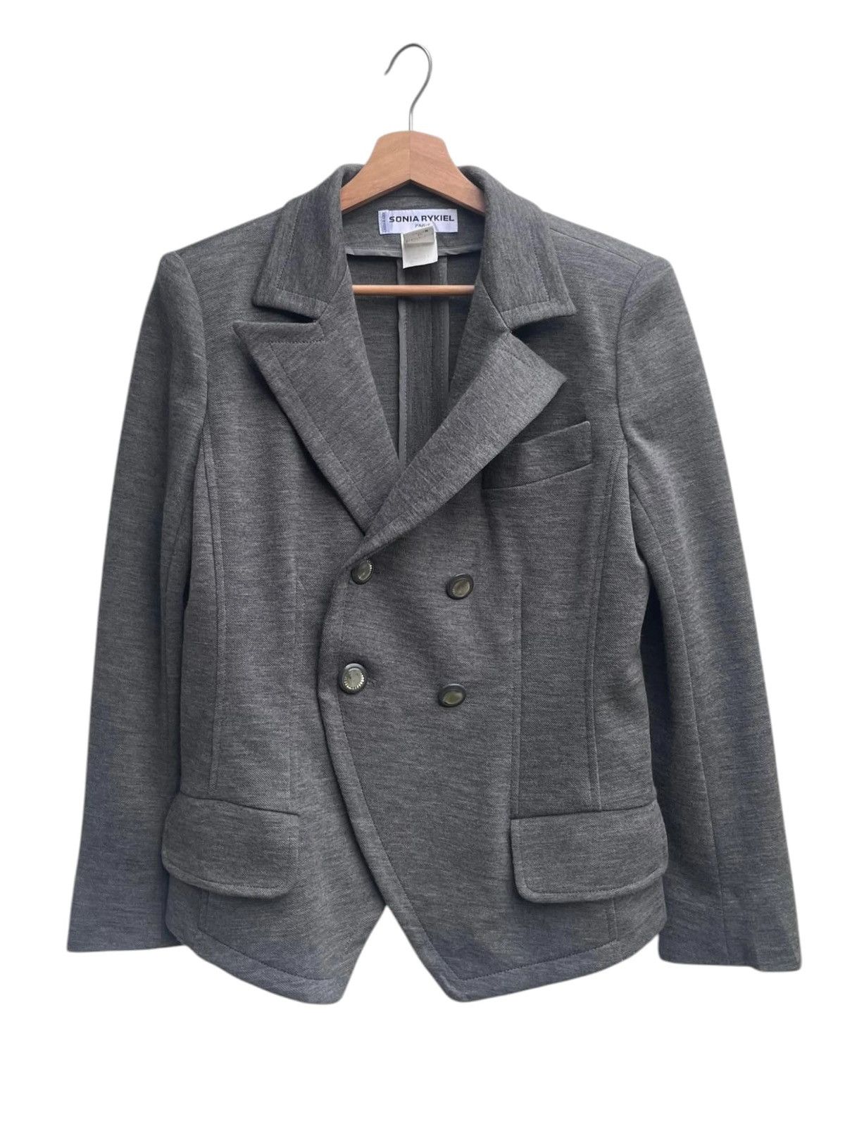 Sonia Rykiel Sonia Rykiel Double Breasted Wool Jacket Size M / US 6-8 / IT 42-44 - 1 Thumbnail