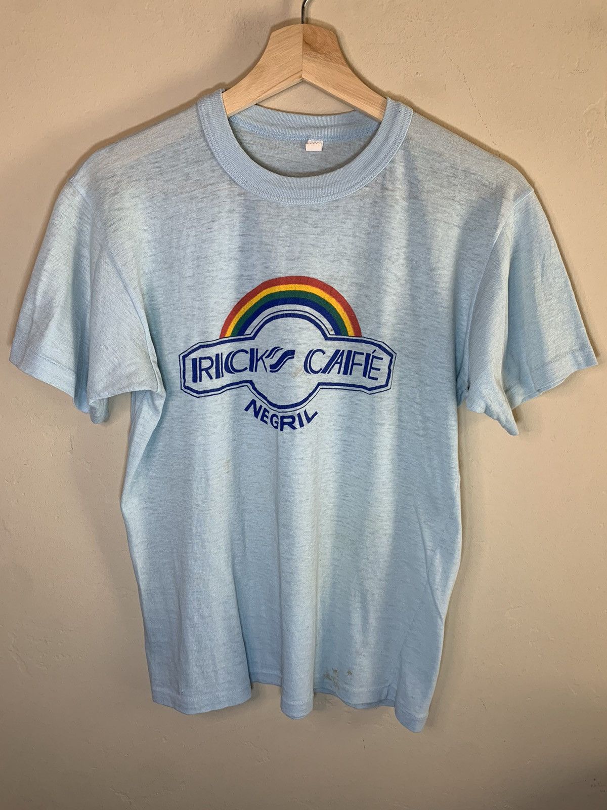 Vintage *RARE* Vintage 1970’s Rick’s Café Negril Jamaica T-Shirt Size US M / EU 48-50 / 2 - 1 Thumbnail
