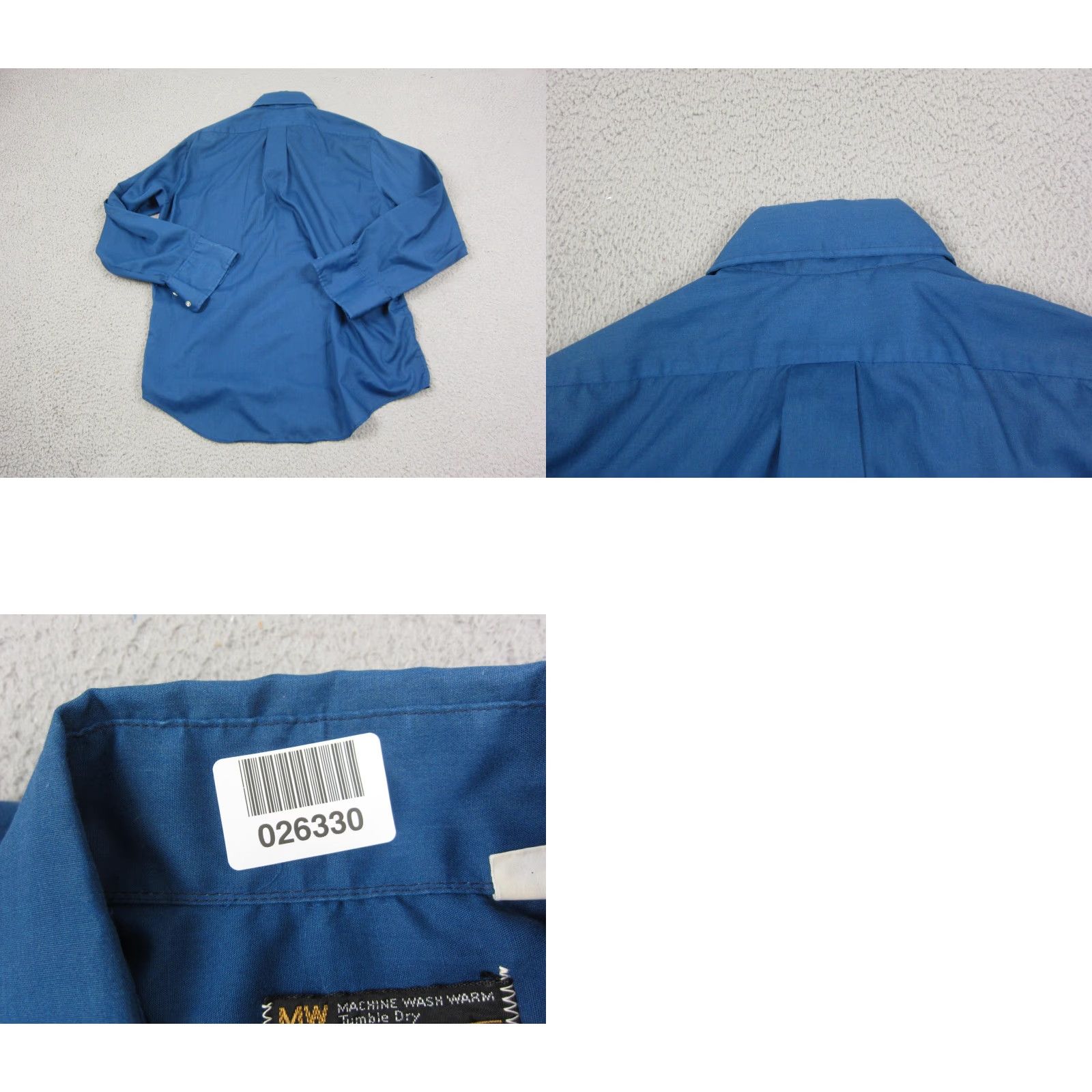 JCPenney TRUE Vintage Towncraft Shirt Mens L Blue Disco Leisure JCPenney 70s 80s Shirt Mens Blue Towncraft Button-Up Casual 60s 70s 80s HolidayMens Size US L / EU 52-54 / 3 - 9 Thumbnail