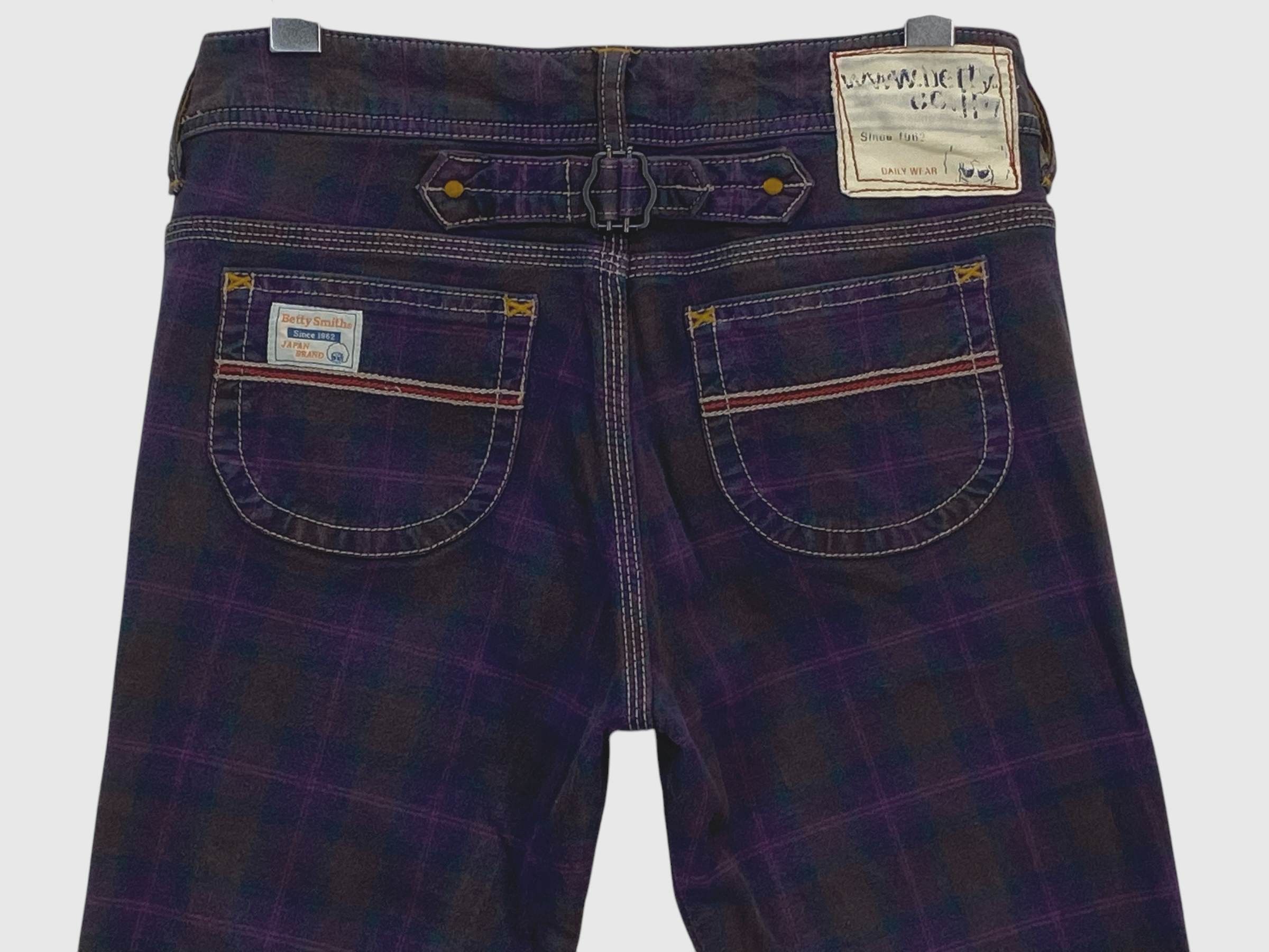 Japanese Brand Betty Smith Pants Checkered Pants Size 25" / US 0 / IT 36 - 5 Thumbnail
