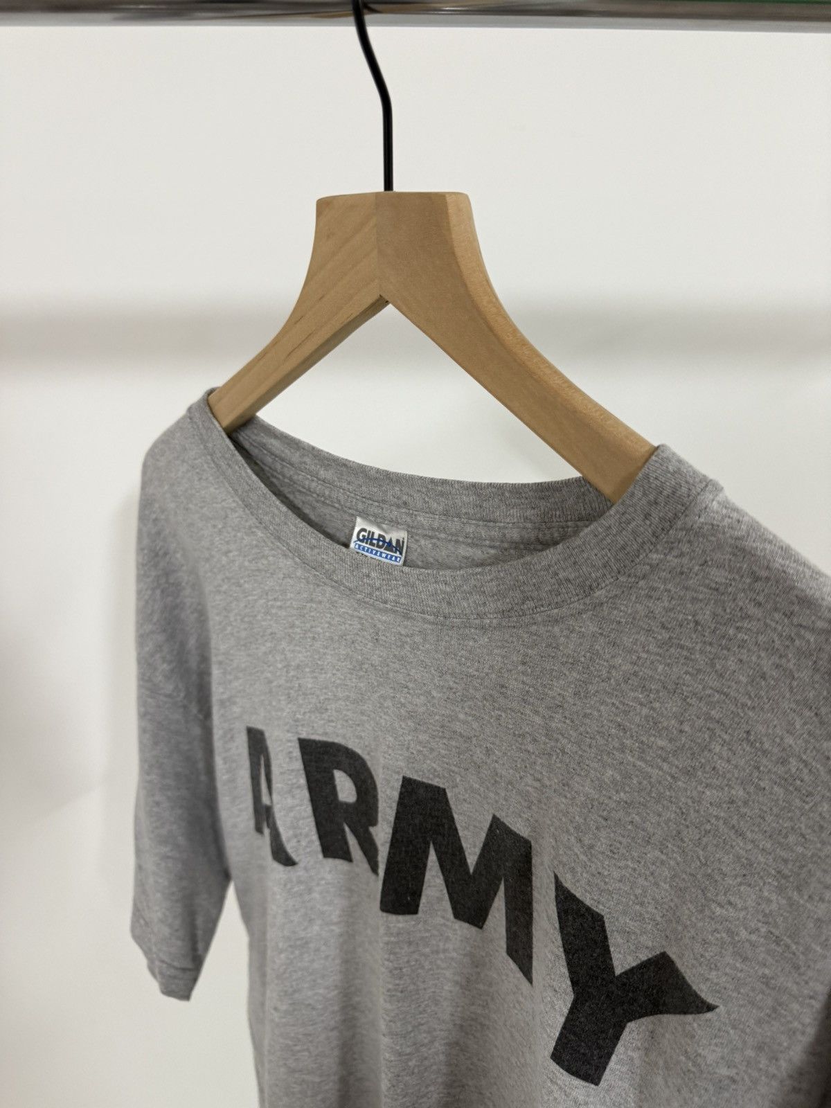 Vintage Vintage ARMY Gilidan Retro y2k 00s Tee Grey Military Size US L / EU 52-54 / 3 - 2 Thumbnail