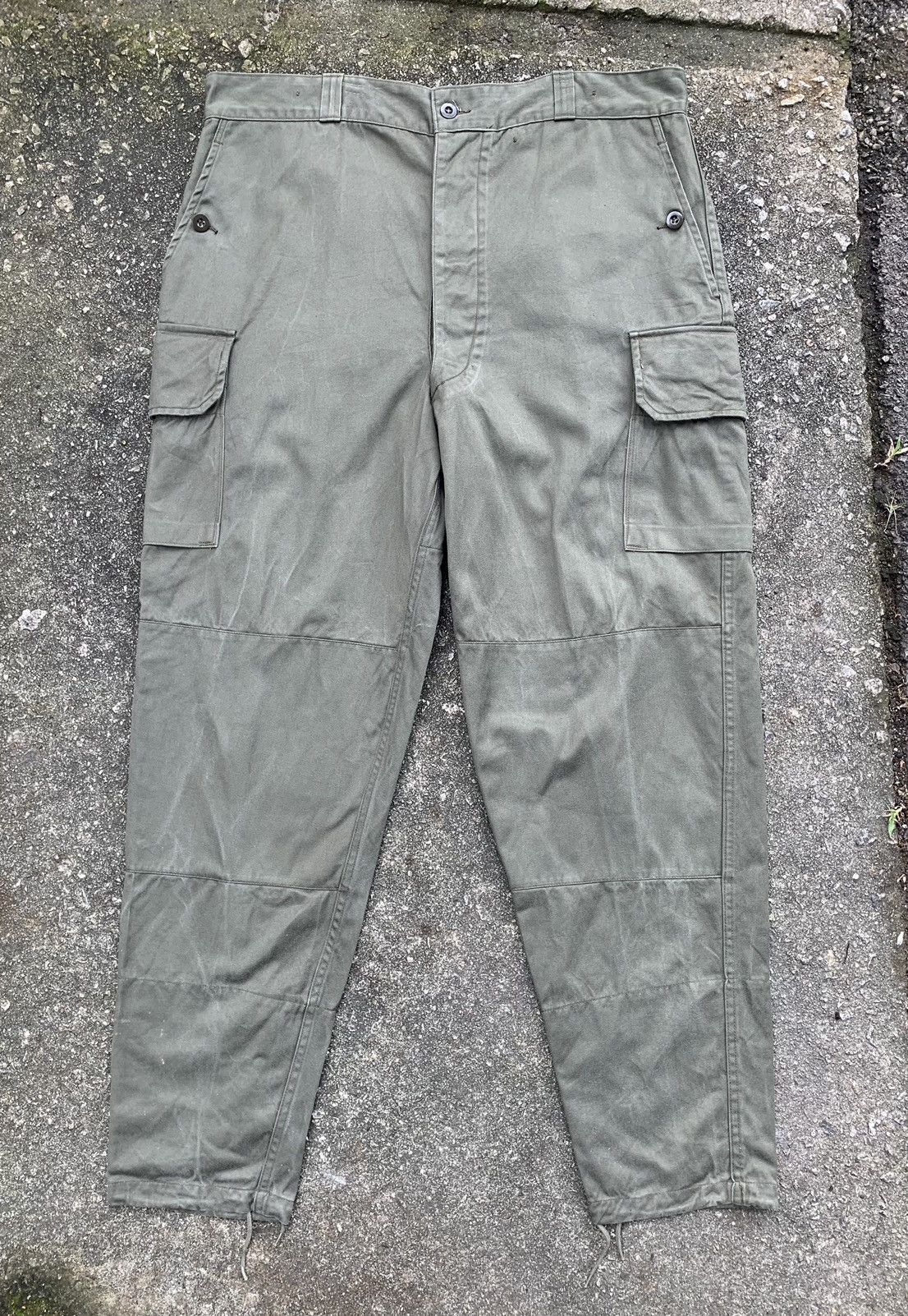 Vintage Rare.. Vintage Distressed French Army Cargo Pants Size US 38 / EU 54 - 2 Thumbnail