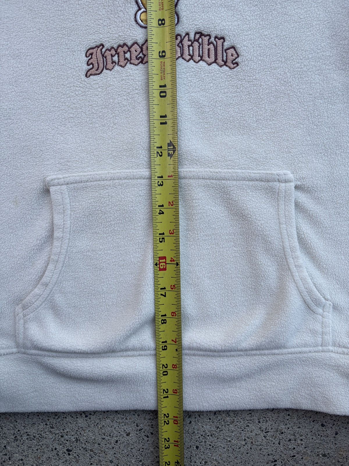 Disney × Vintage Y2K Disneyland Ivory Winnie the Pooh Fleece Pullover Hoodie Size M / US 6-8 / IT 42-44 - 5 Thumbnail