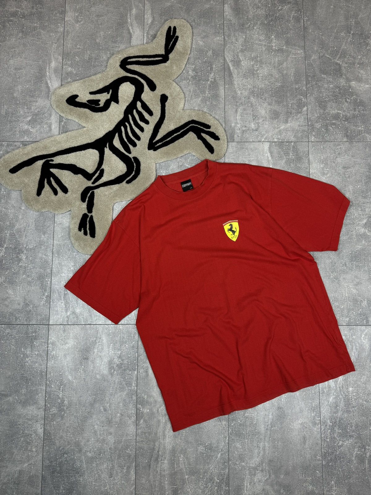 Ferrari Mens Vintage Ferrari T-shirt rare racing tee 90s Size US XXL / EU 58 / 5 - 1 Thumbnail
