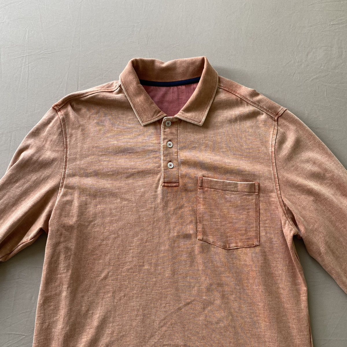 UNTUCKit UNTUCKit Garment-Dyed Long-Sleeve Polo Size US S / EU 44-46 / 1 - 4 Thumbnail