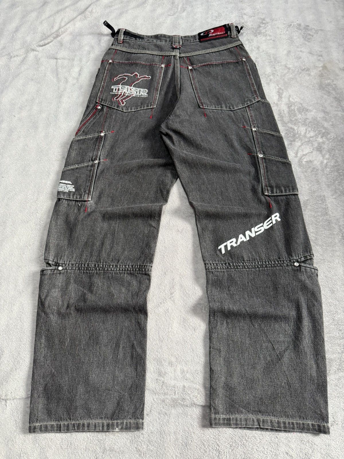 JNCO × Southpole Y2K Transer Double Knee Skate Baggy Jeans Size US 30 / EU 46 - 1 Thumbnail