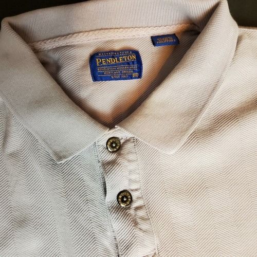 Pendleton Pendleton Light Grey Polo Shirt Size XL Size US XL / EU 56 / 4 - 4 Thumbnail