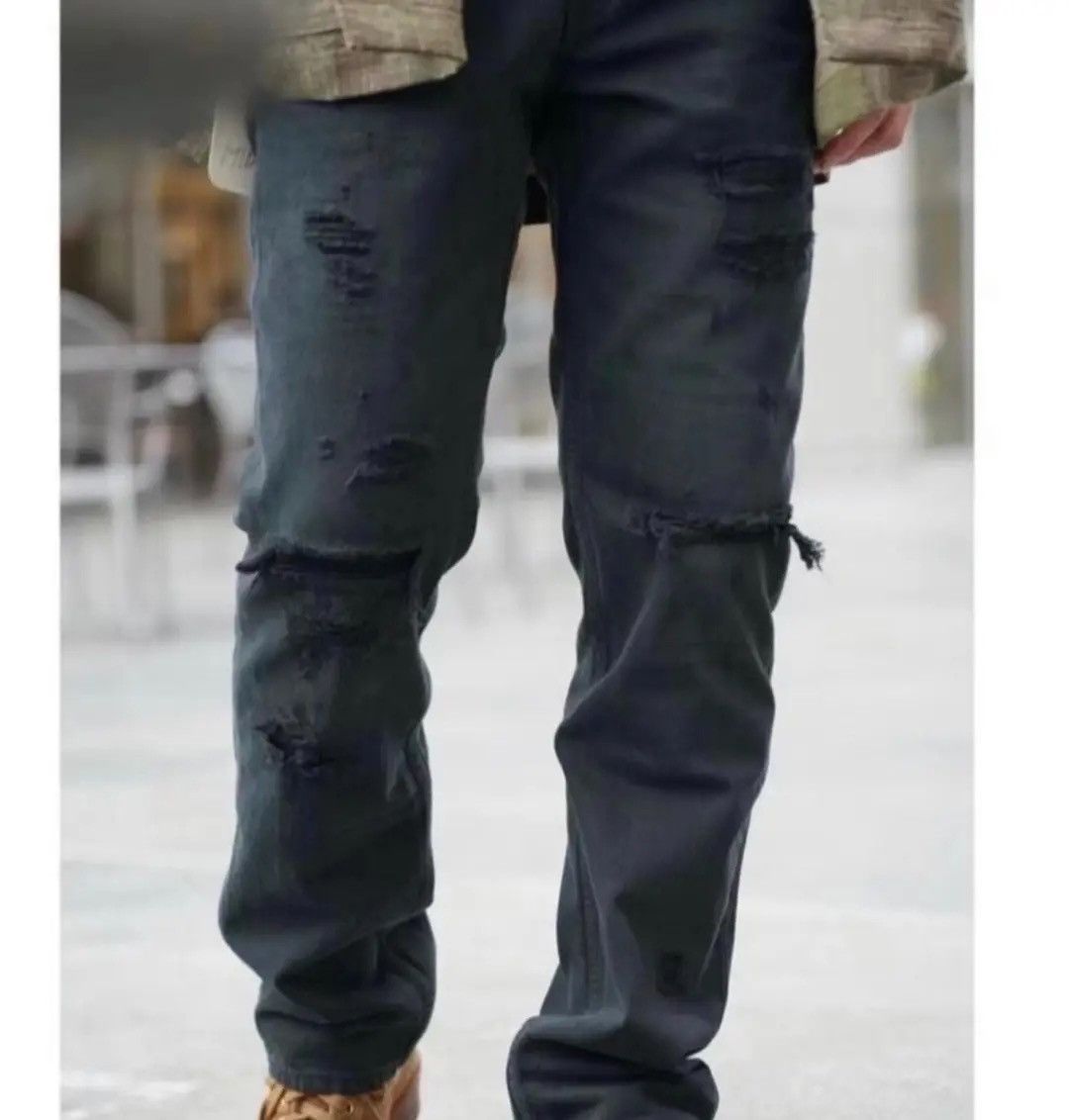 Visvim SS20 Dmgd 12D17 Social Sculpture Distressed Denim Size US 34 / EU 50 - 2 Thumbnail