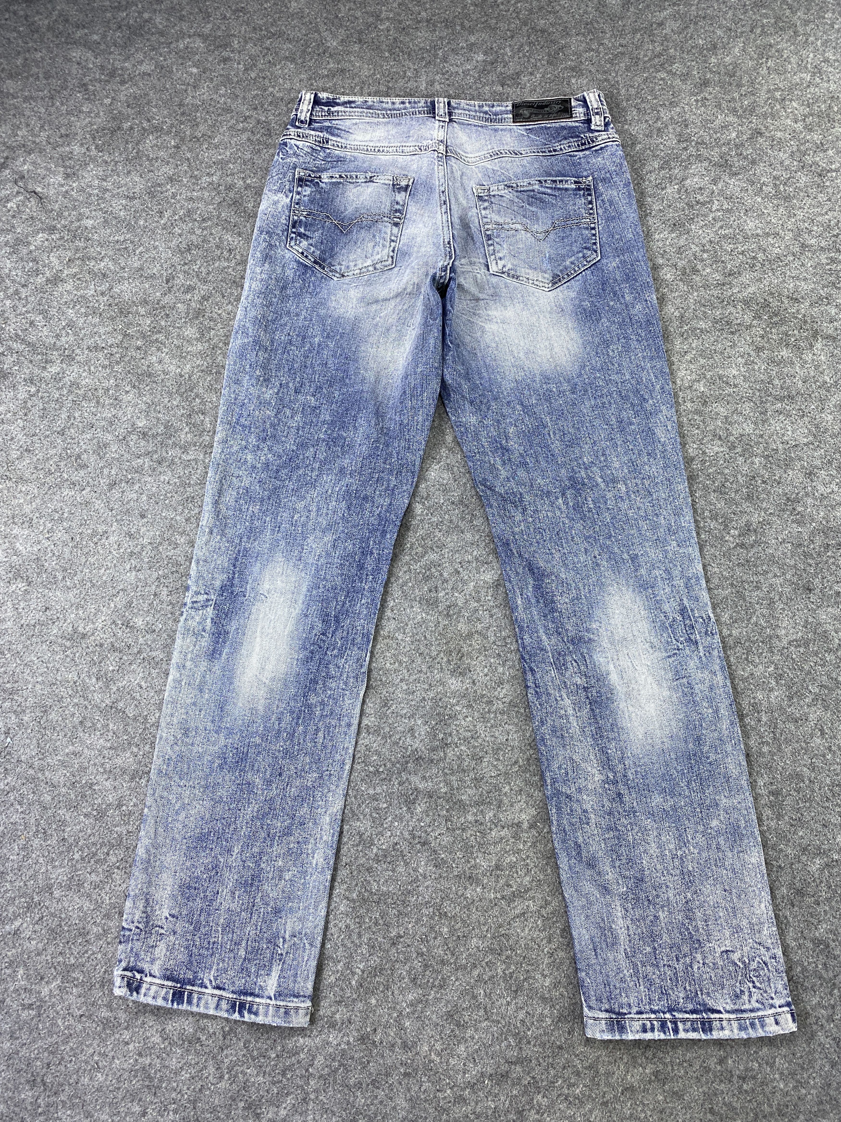 Diesel Diesel Kid Distressed Blue Wash Jeans - J1072 Size US 27 - 4 Thumbnail