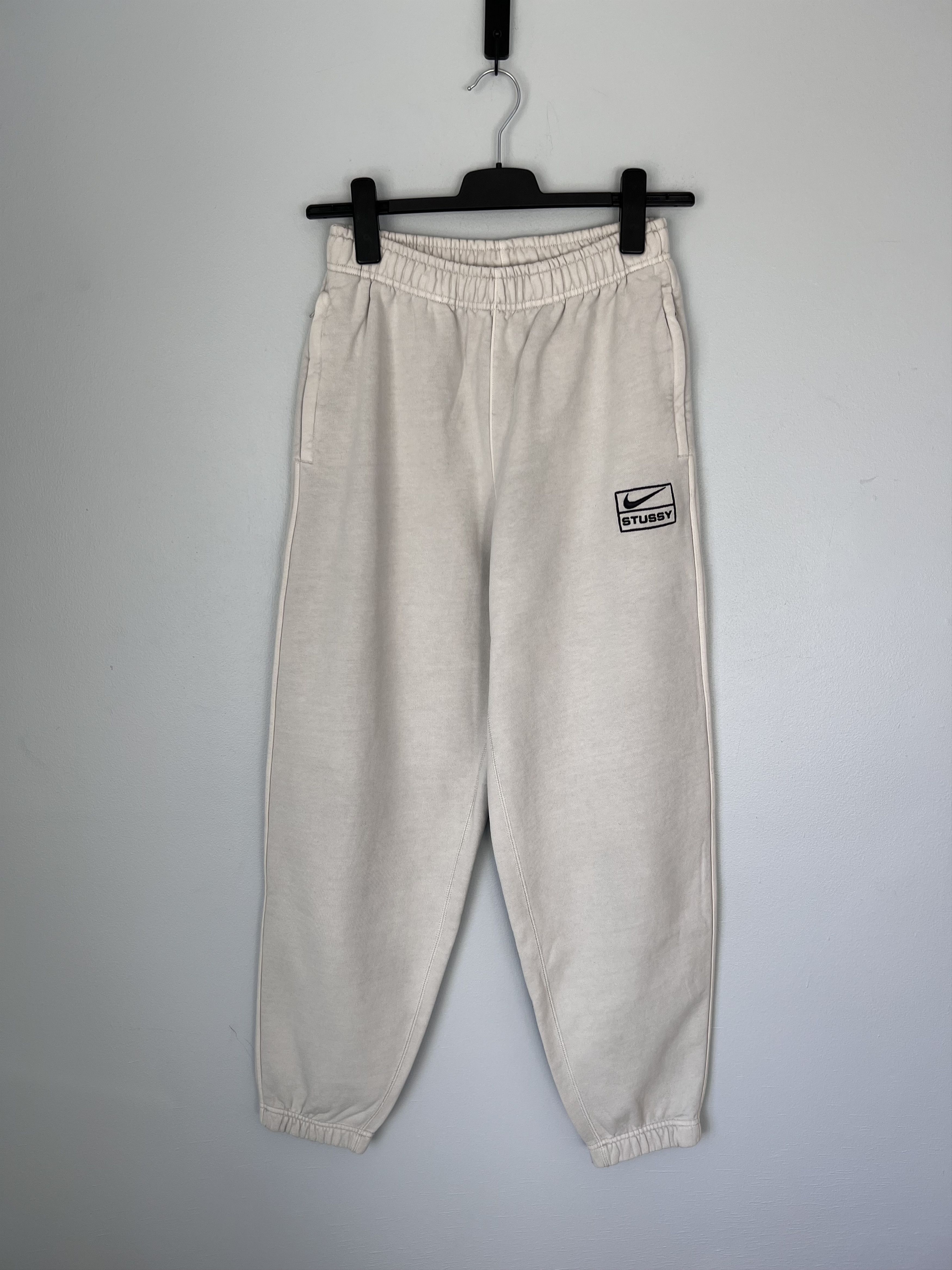 Nike × Stussy Nike Stussy Pigment Dyed Fleece Sweatpants in Bone 