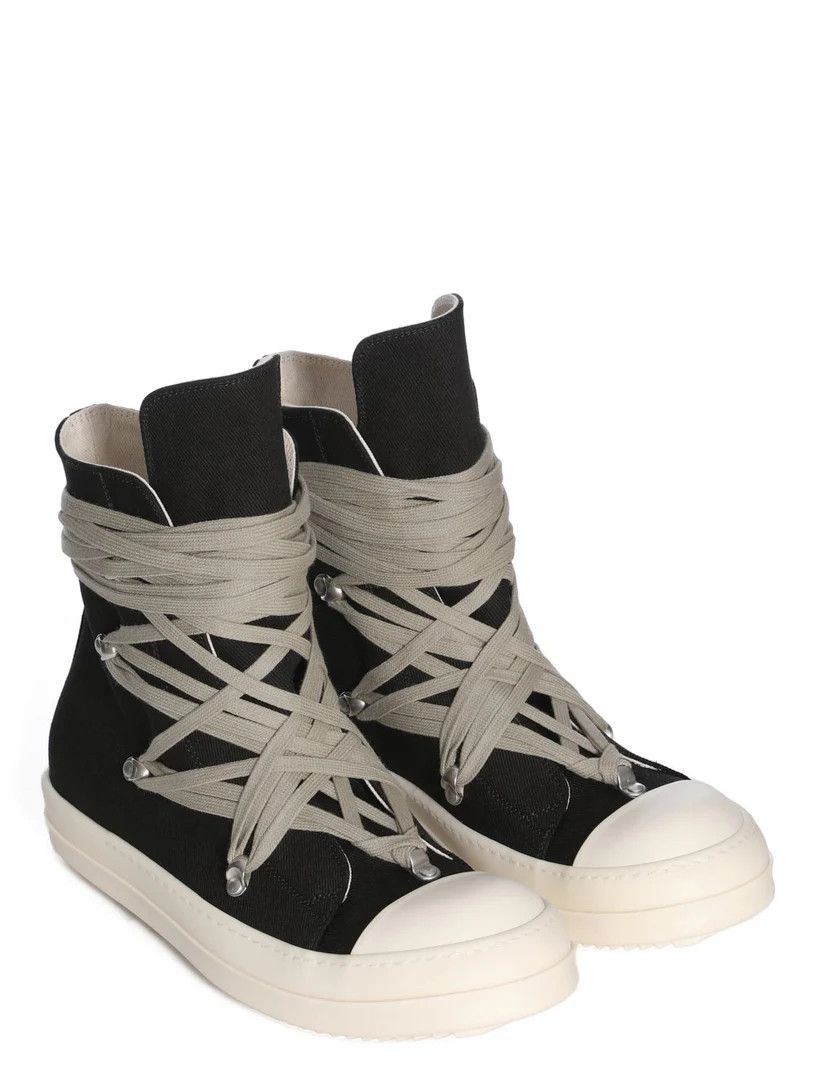 【RICK OWENS】FW25 CONCORDIANS MEGALACE SNEAKS Rick Owens CONCORDIANS FW25 MEGA BUMPER SNEAKS / ALL BLK