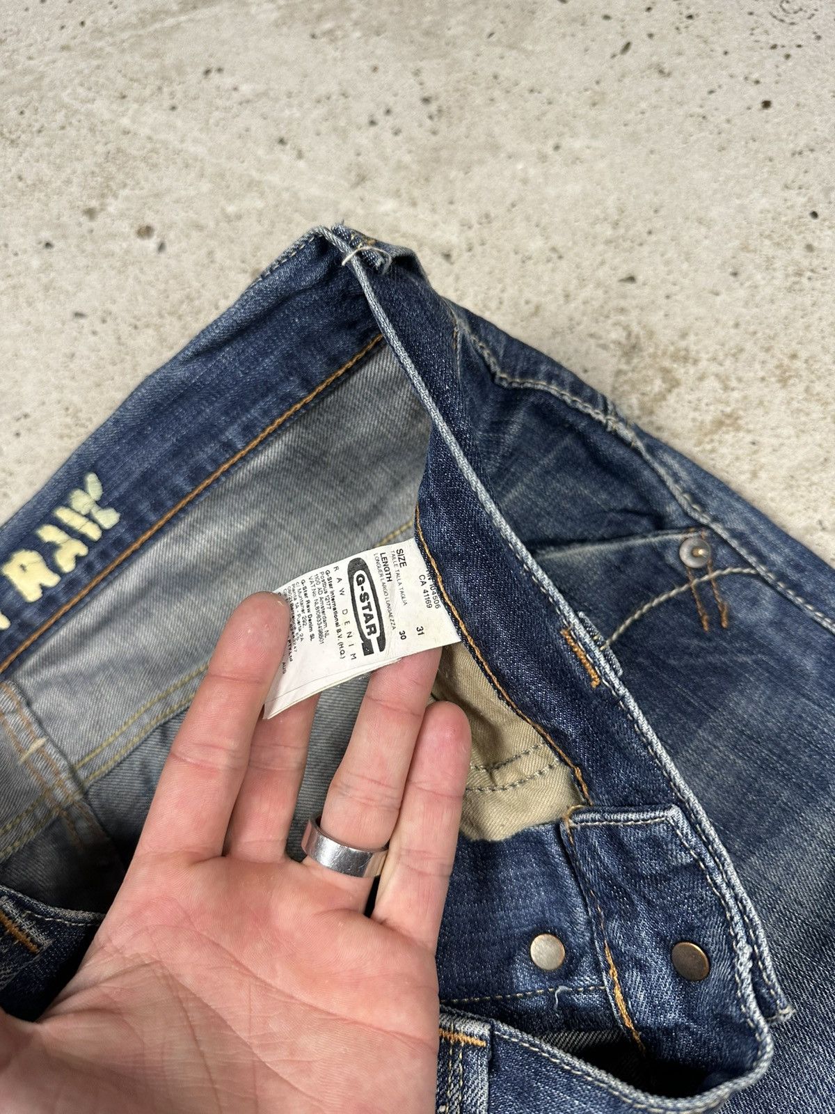 G-Star Vintage Y2K G Star Raw Limit Regular Denim Pants Jeans baggy Size US 31 - 10 Thumbnail