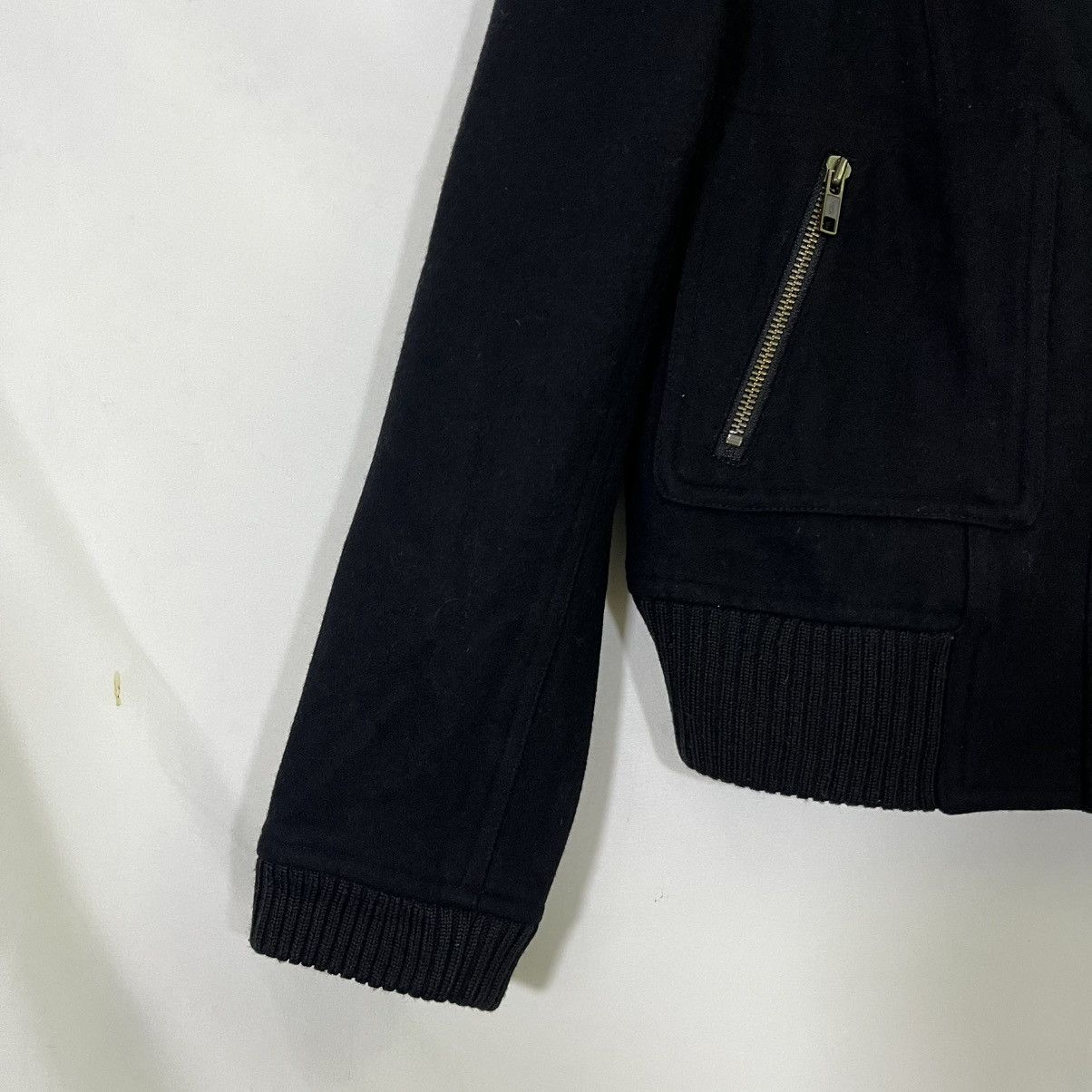 If Six Was Nine EMIT OF ENERGY RAY BEAMS WOOL WORKER STYLE BOMBER JACKET Size S / US 4 / IT 40 - 3 Thumbnail