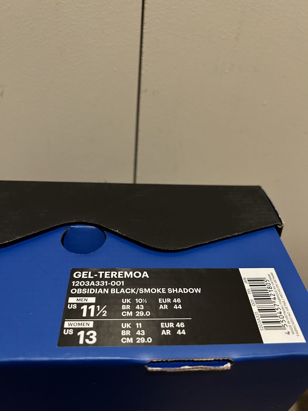 Asics × Kiko Kostadinov Kiko Kostadinov Novalis GEL-TEREMOA black ASICS Size US 11.5 / EU 44-45 - 6 Thumbnail