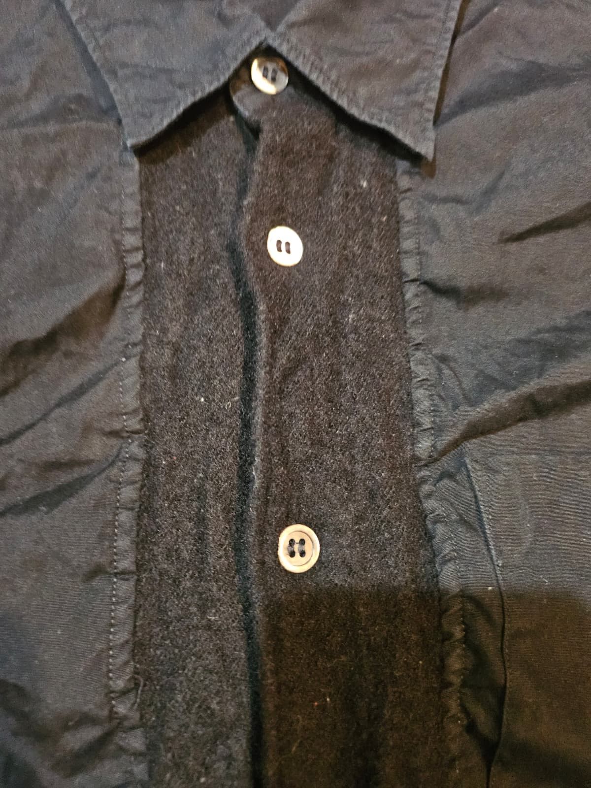 Comme des Garcons Homme Archive Wool Insert Shirt (2003) Size US S / EU 44-46 / 1 - 2 Thumbnail