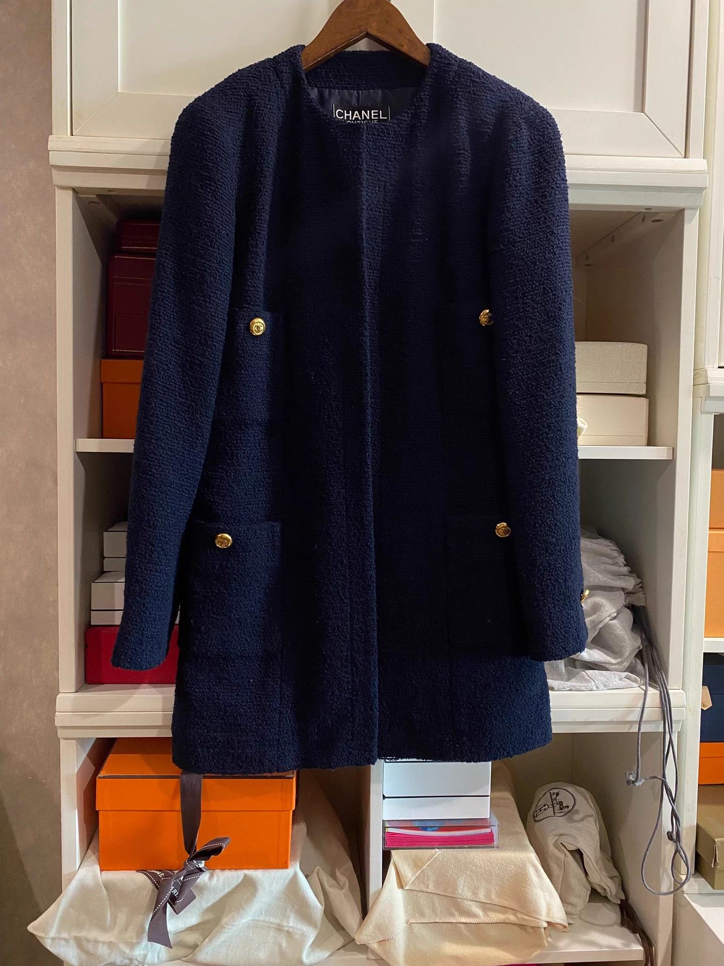 Chanel Chanel Vintage Wool Jacket 36 Size XS / US 0-2 / IT 36-38 - 1 Thumbnail