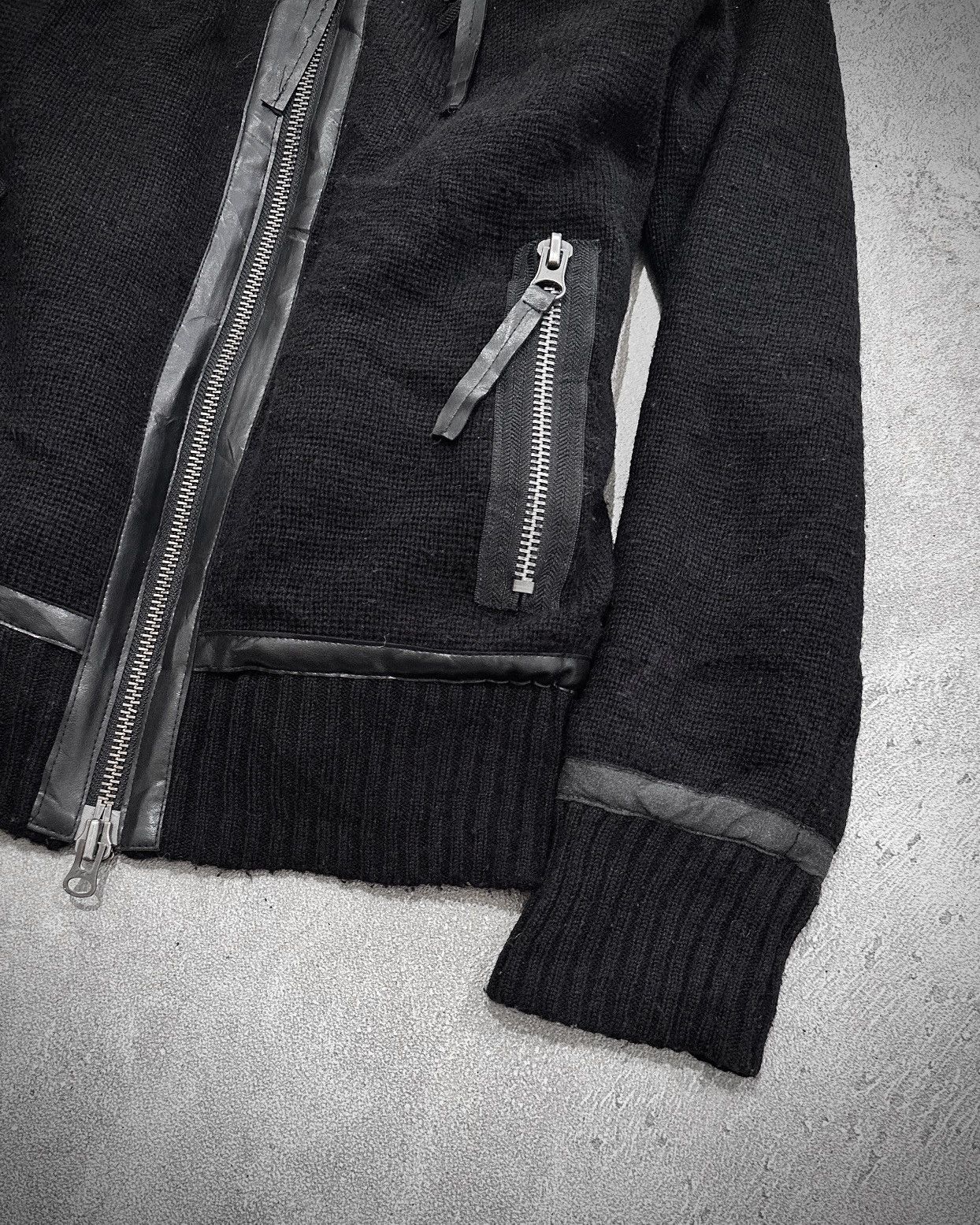 Japanese Brand Vkei Growth Wool Knit Fur Jacket Kmrii Backlash Style Size US M / EU 48-50 / 2 - 5 Thumbnail