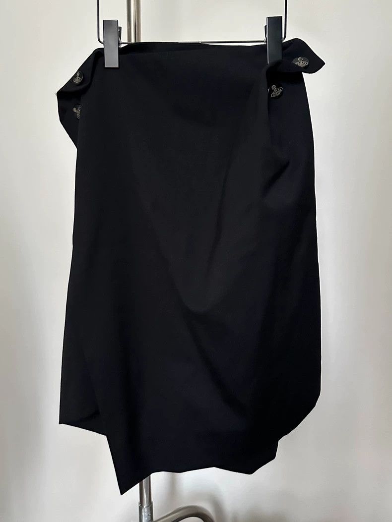 Vivienne Westwood Vivienne Westwood Love black pleated petal collar suit Size S / US 4 / IT 40 - 4 Thumbnail