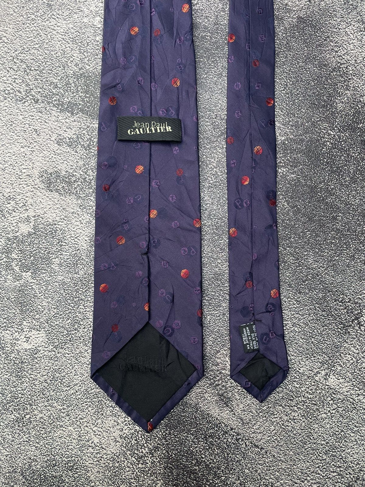 Jean Paul Gaultier Jean Paul Gaultier Polkadot Neck Tie Size ONE SIZE - 5 Thumbnail