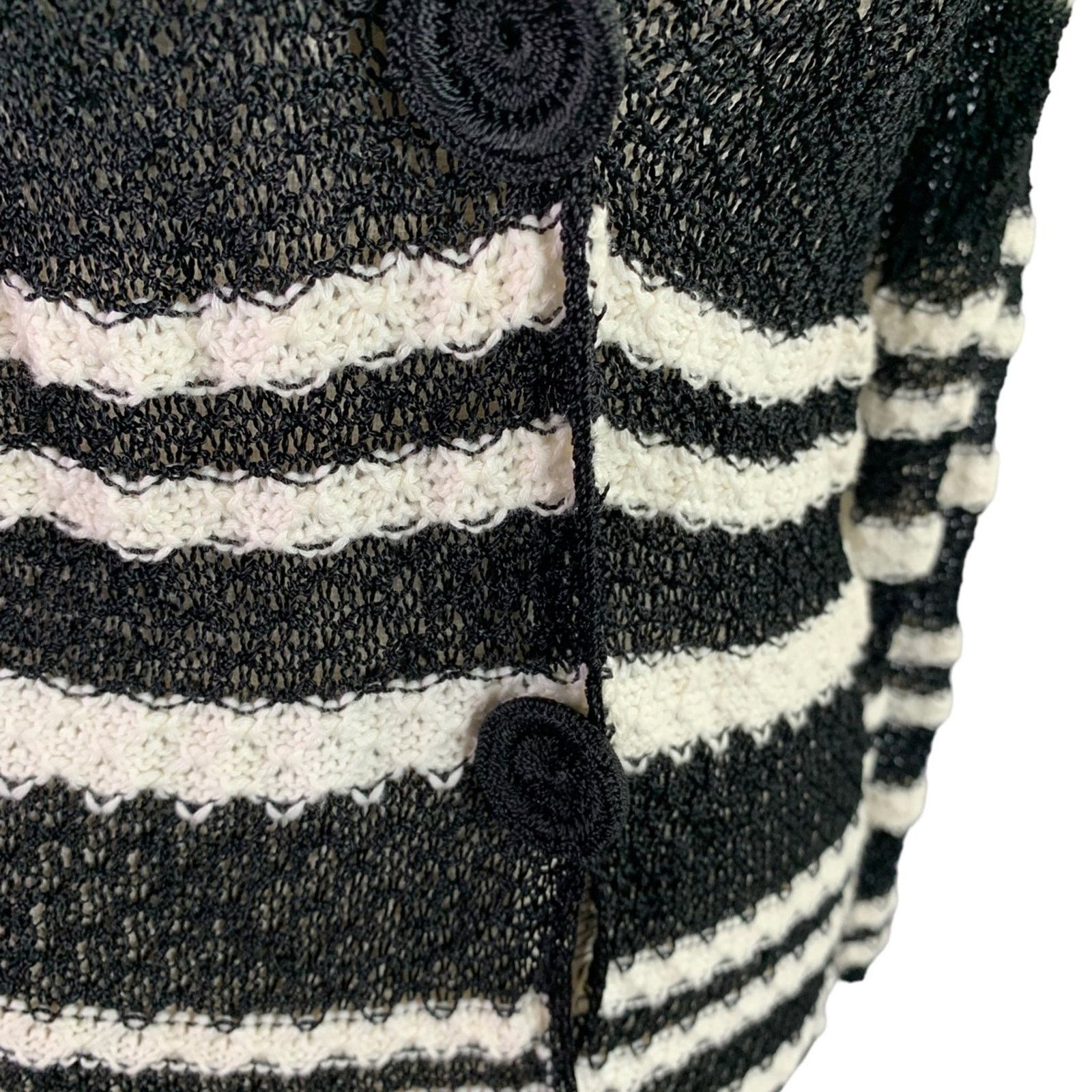 Chicos Chico’s Long Knit Geometric Print Cardigan Sweater Size XS Size XS / US 0-2 / IT 36-38 - 7 Thumbnail