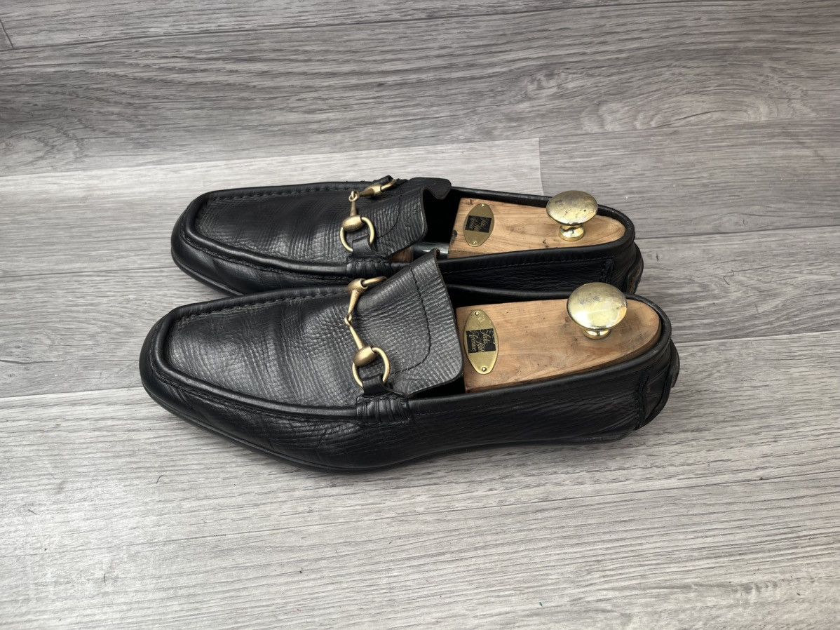 Gucci Gucci horsebit black leather loafers sz 43.5 Size US 10.5 / EU 43-44 - 5 Thumbnail