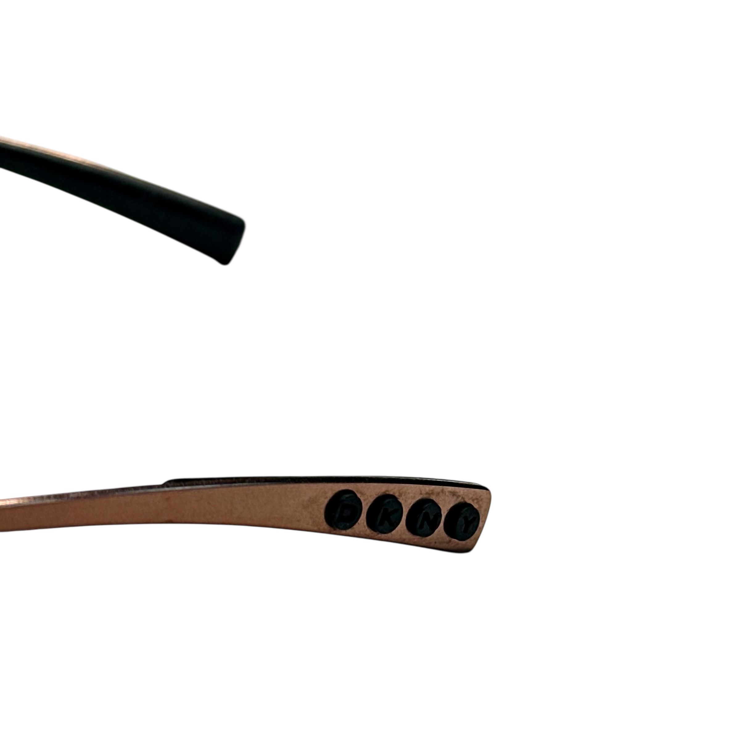 DKNY DKNY Bronze Rubber Slim Glasses Size ONE SIZE - 3 Thumbnail
