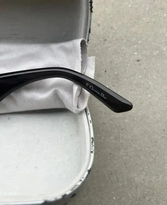 Dior DIOR Sunglasses Shiny 1 Rimless Shield Ski Galliano RI897 Size ONE SIZE - 5 Thumbnail