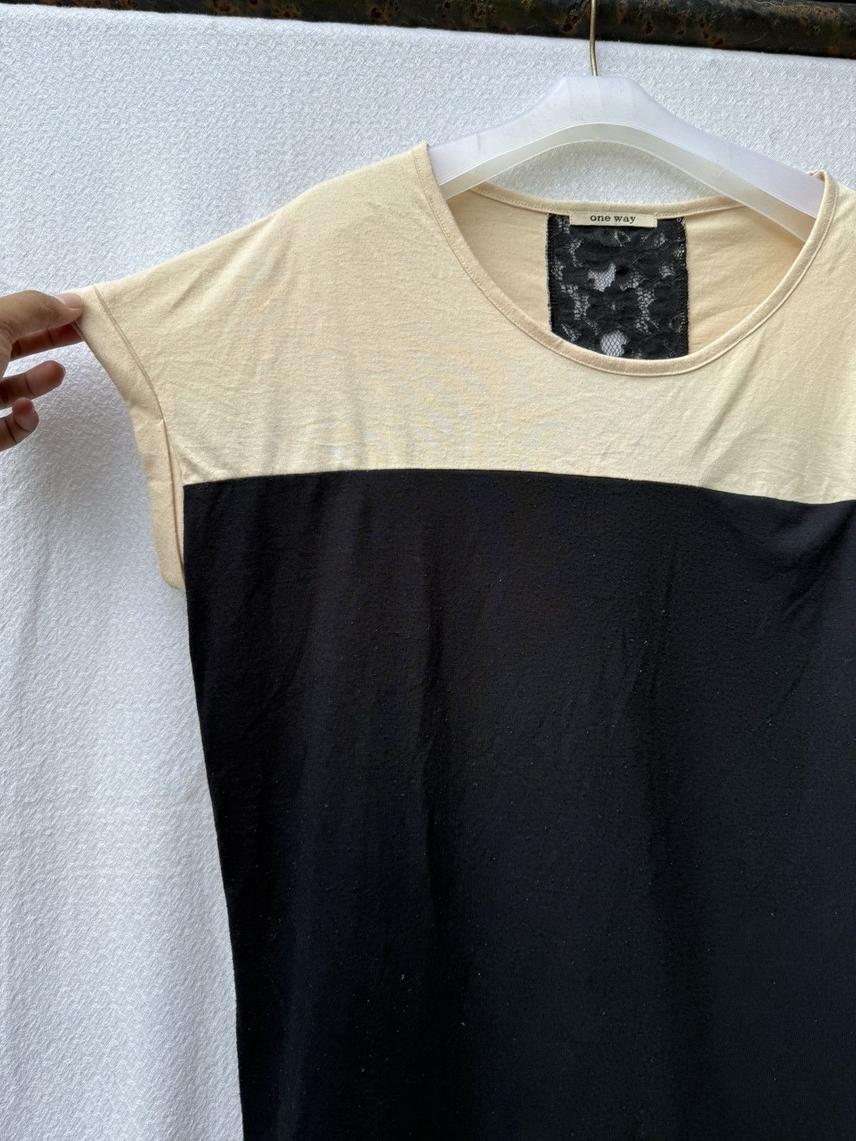 Japanese Brand one way cross mesh tee Size US L / EU 52-54 / 3 - 5 Thumbnail