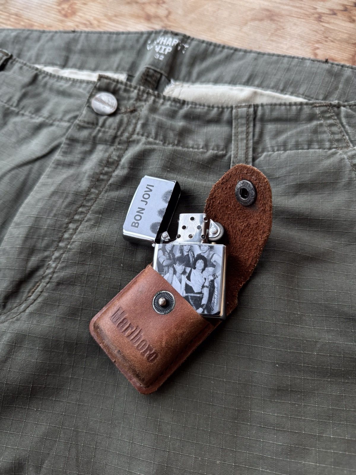 Marlboro × Vintage 🔥Vintage rare 90s Marlboro Rodeo Brown Leather Case Size ONE SIZE - 1 Thumbnail