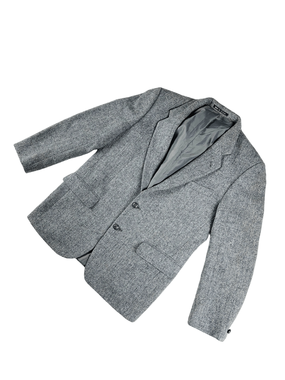 Harris Tweed × Vintage Vintage Harris Tweed Wool Blazer L Size 50R - 6 Thumbnail