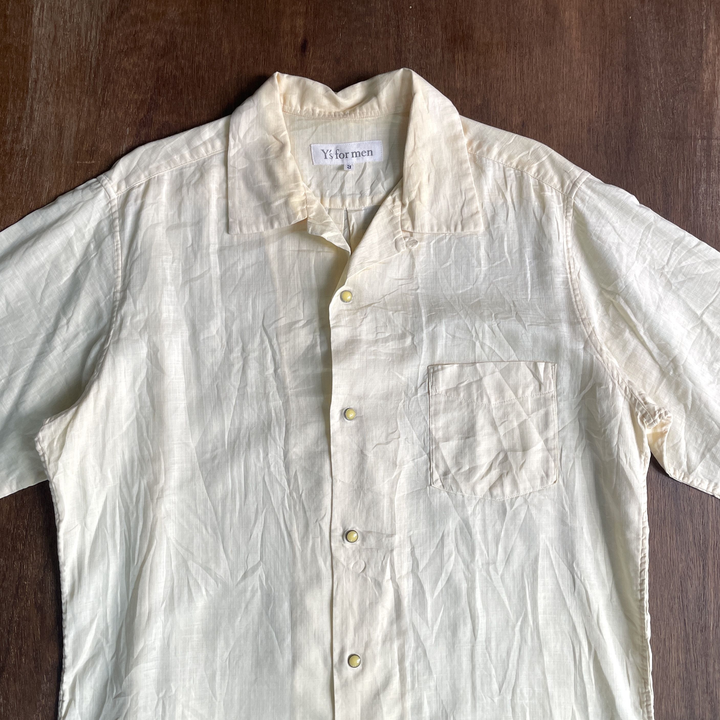 Y's for Men Y’s for Men Yohji Yamamoto Short Sleeve Button Up Shirt Size US L / EU 52-54 / 3 - 2 Thumbnail