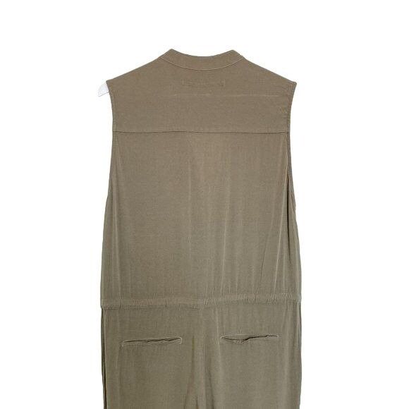 Enza Costa Enza Costa Military Green Jumpsuit Size 27" / US 4 / IT 40 - 9 Thumbnail