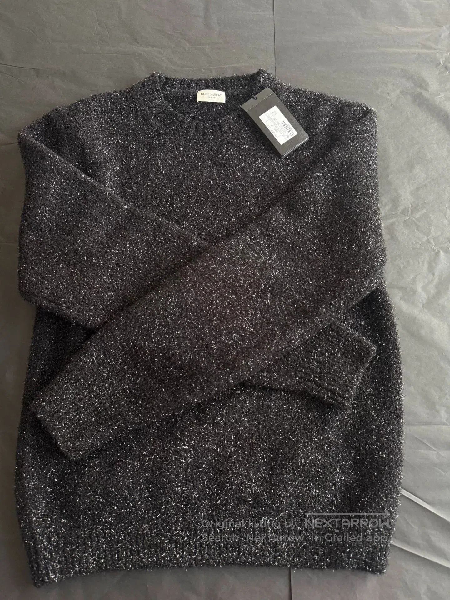 Saint Laurent Paris Saint Laurent Black Wool Cashmere Sweater. Size US M / EU 48-50 / 2 - 1 Thumbnail