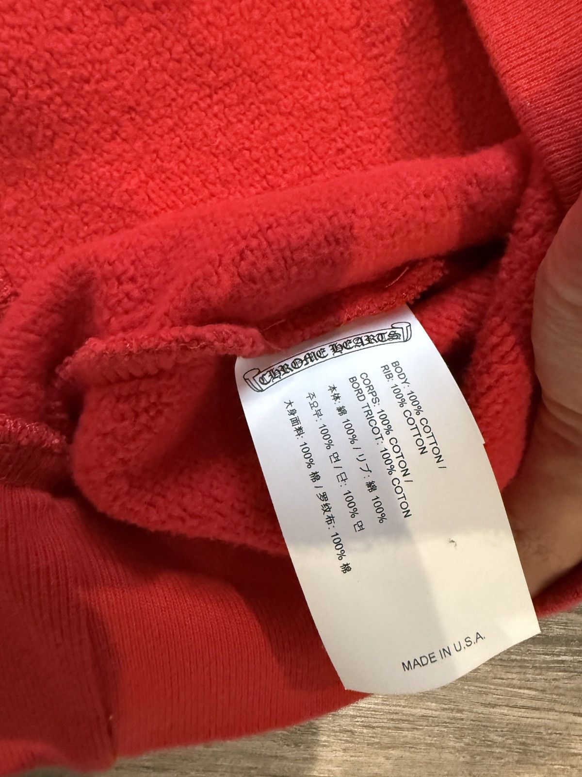 Chrome Hearts Chrome Hearts King Taco Red Quarter Zip Size US L / EU 52-54 / 3 - 8 Thumbnail