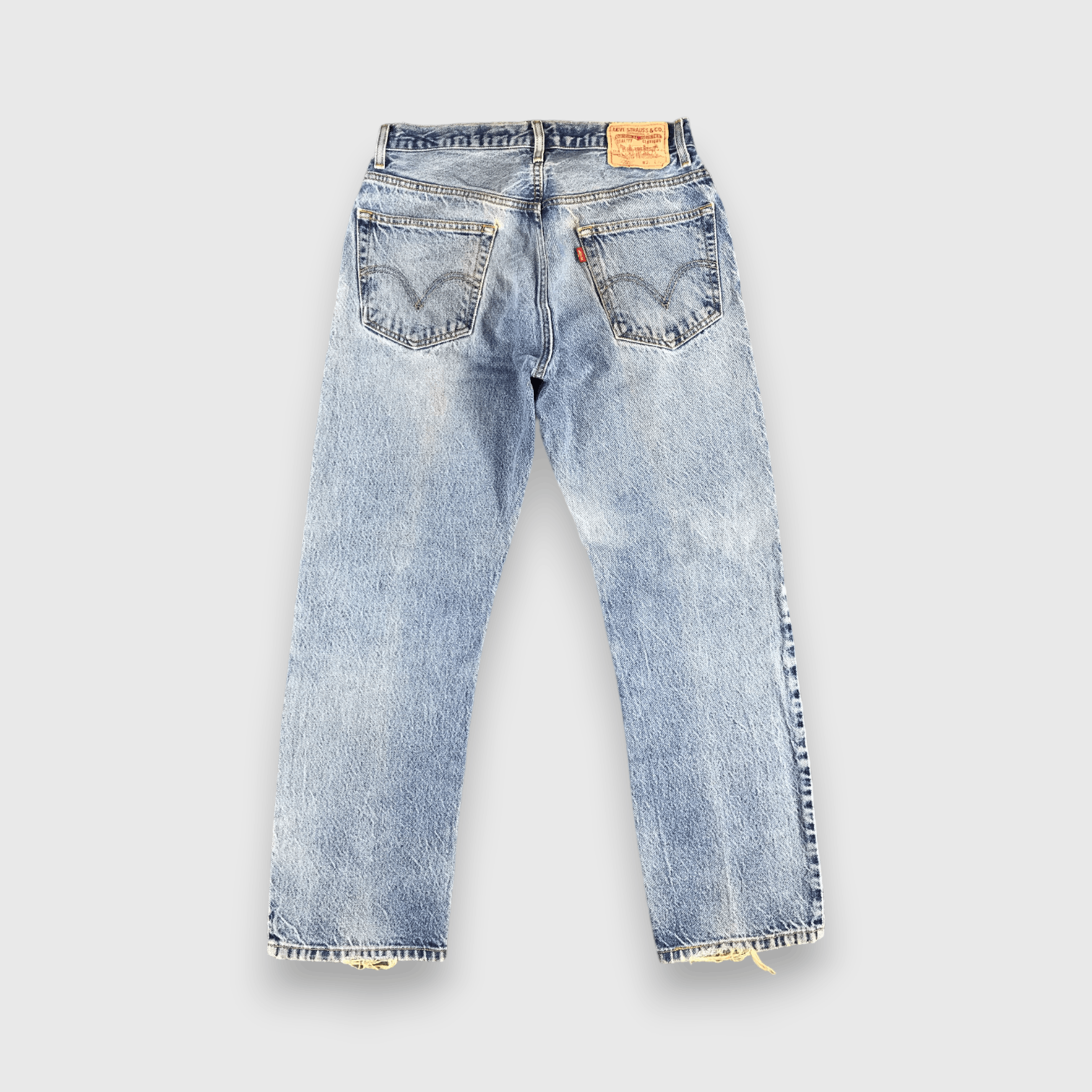 Levi's Vintage Blue Wash Levis 505 Jeans-J2262 Size US 31 - 2 Thumbnail
