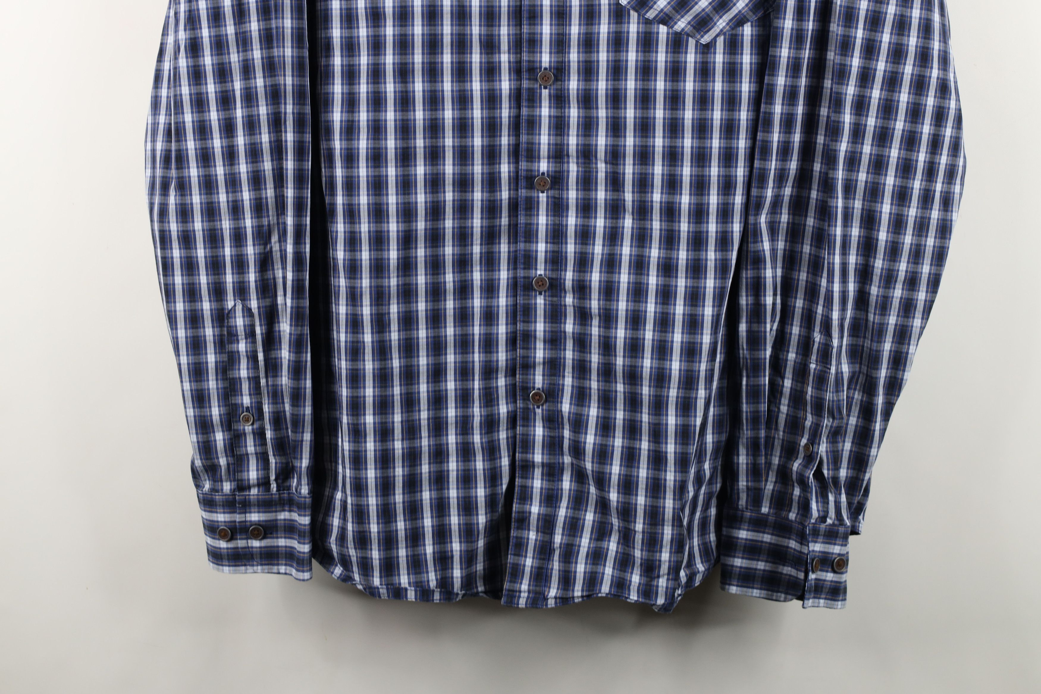 Vintage 5.11 Tactical Series Inner Pocket Snap Button Shirt Plaid Size US L / EU 52-54 / 3 - 3 Thumbnail