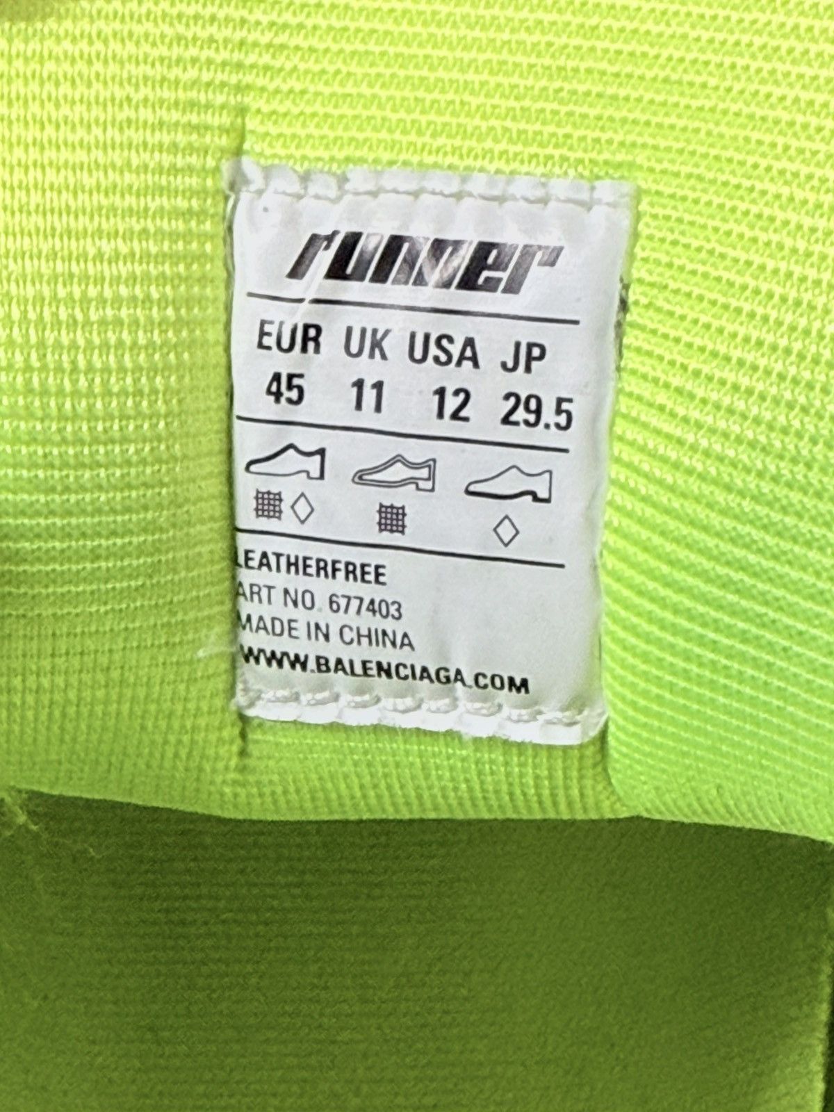 Balenciaga Balenciaga runner Size US 12 / EU 45 - 7 Thumbnail