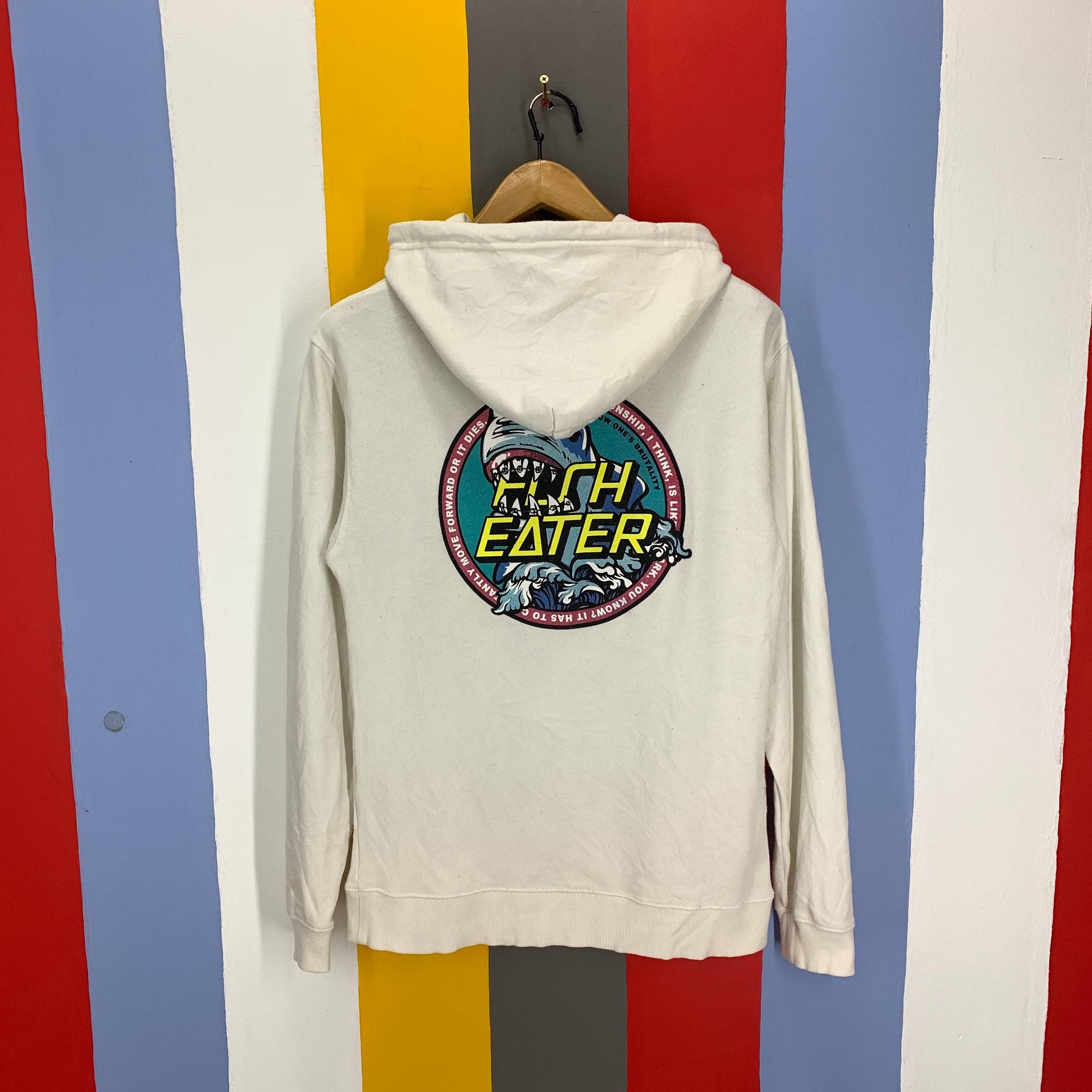 Japanese Brand Fish Eater Predator by WEGO STANDARD Hoodie #2582/V Size US M / EU 48-50 / 2 - 1 Thumbnail