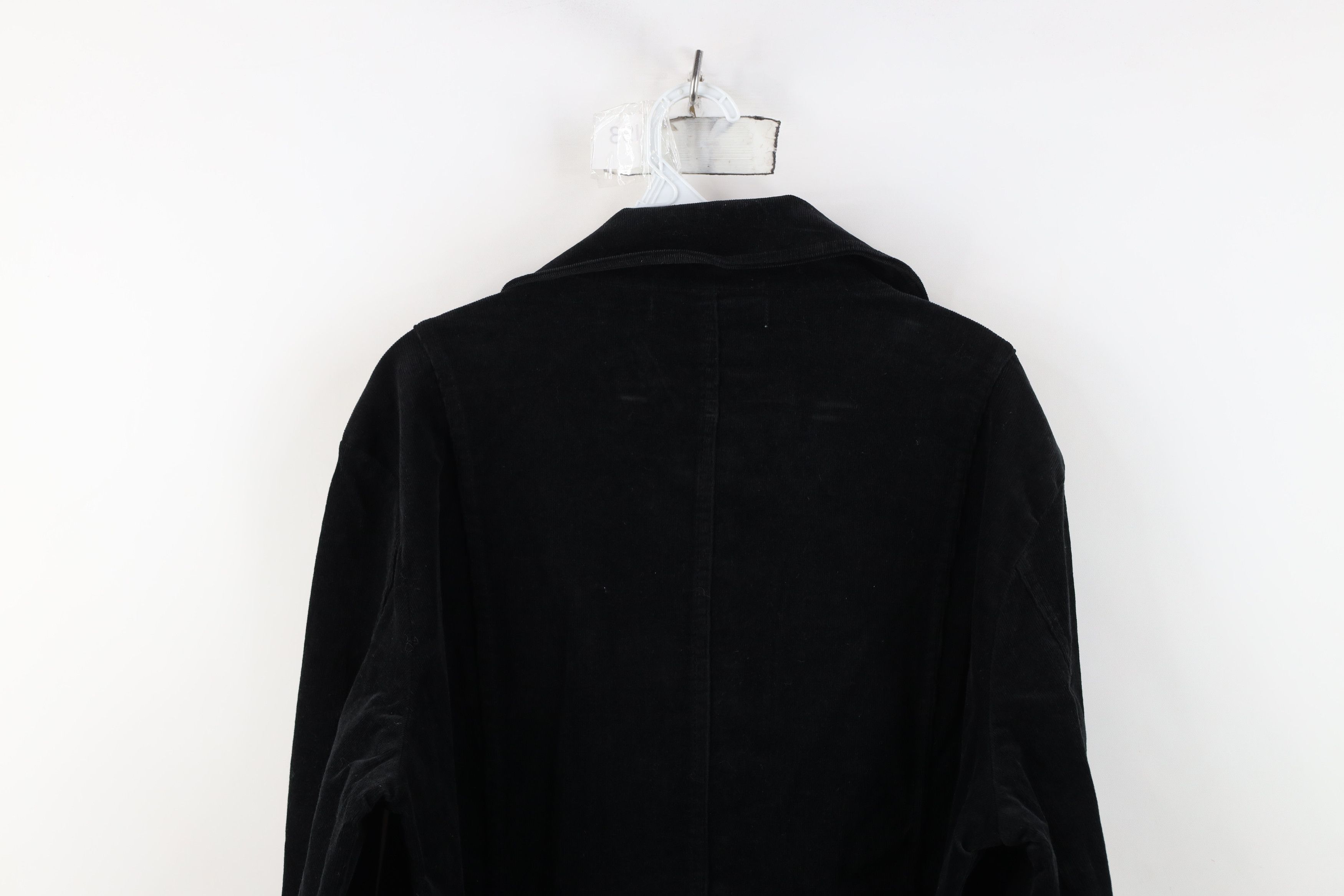Vintage Deadstock Vintage Y2K Streetwear Button Trucker Jacket Black Size XXL / US 16-18 / IT 52-54 - 13 Thumbnail