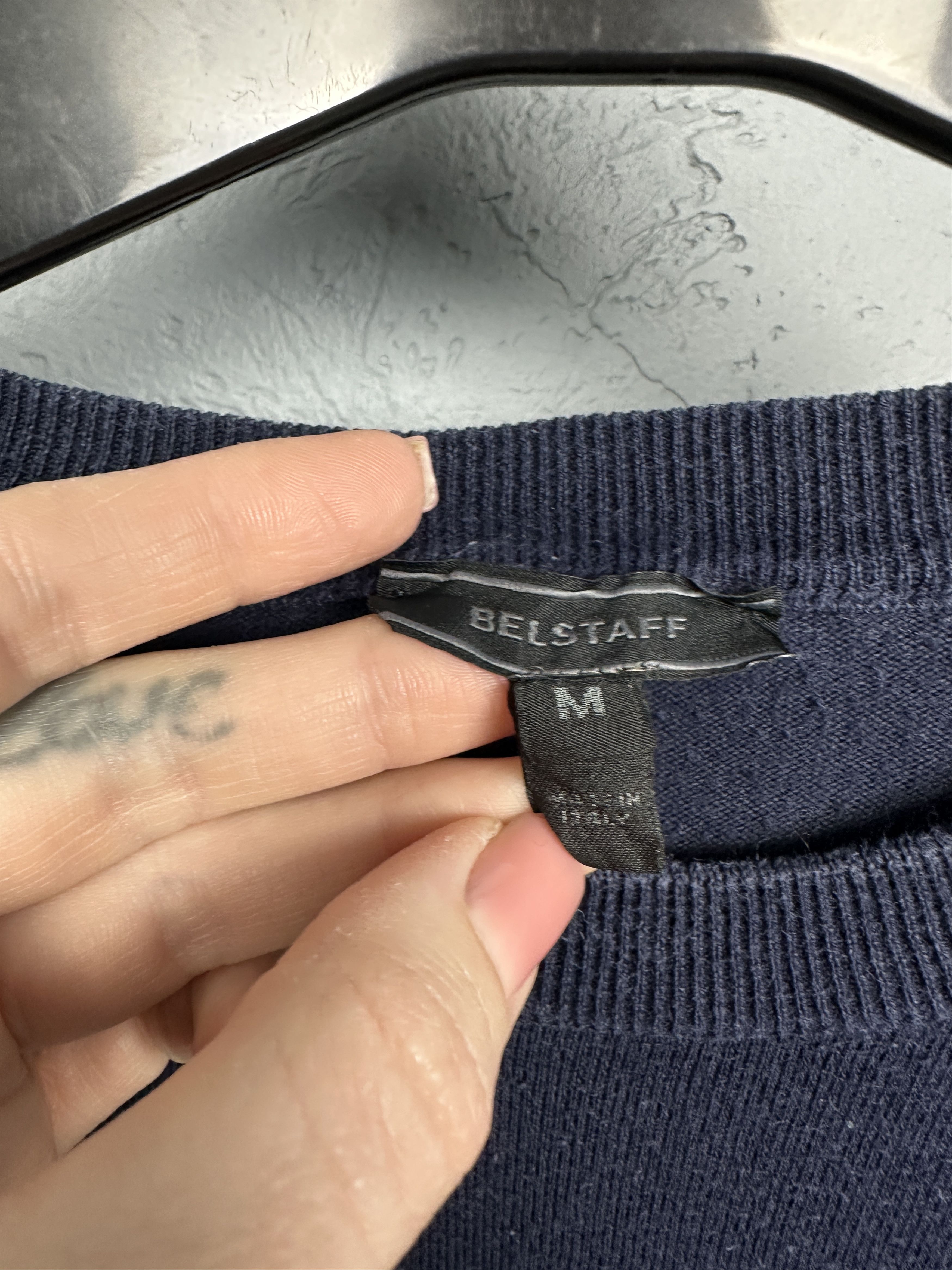 Belstaff Belstaff Mens Crew Neck Sweater Size US M / EU 48-50 / 2 - 4 Thumbnail