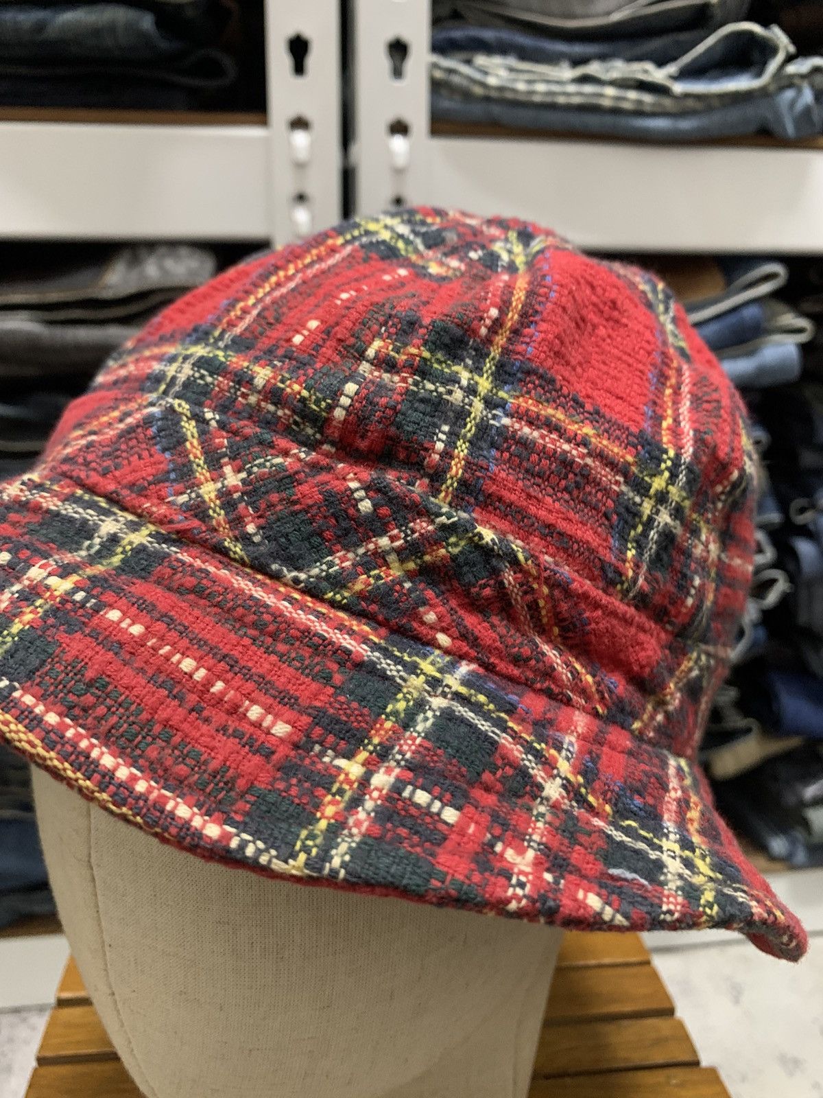 Japanese Brand Japanese Brand Vintage Scottish Tartan Bucket Hat Size ONE SIZE - 6 Thumbnail