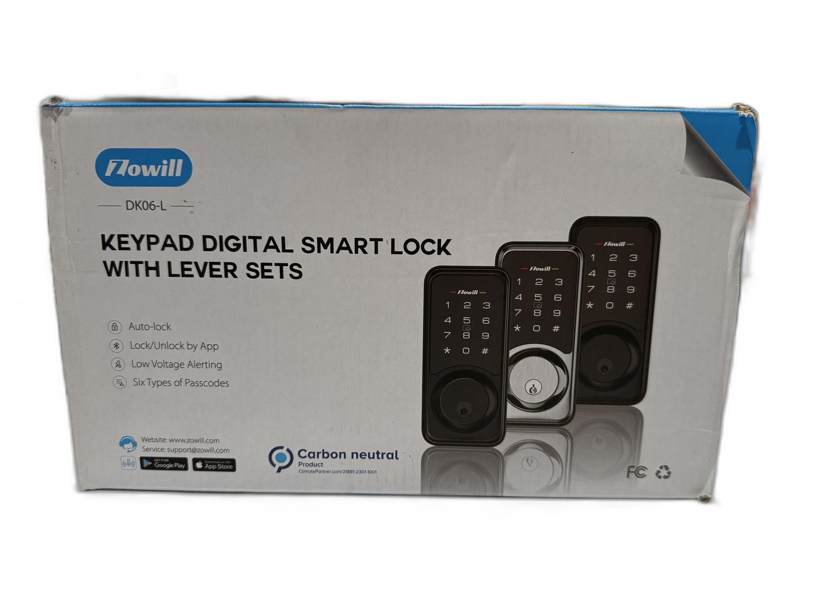 Designer Keypad Digital Smart Lock with Lever Sets Advanced Security Size ONE SIZE - 1 Thumbnail