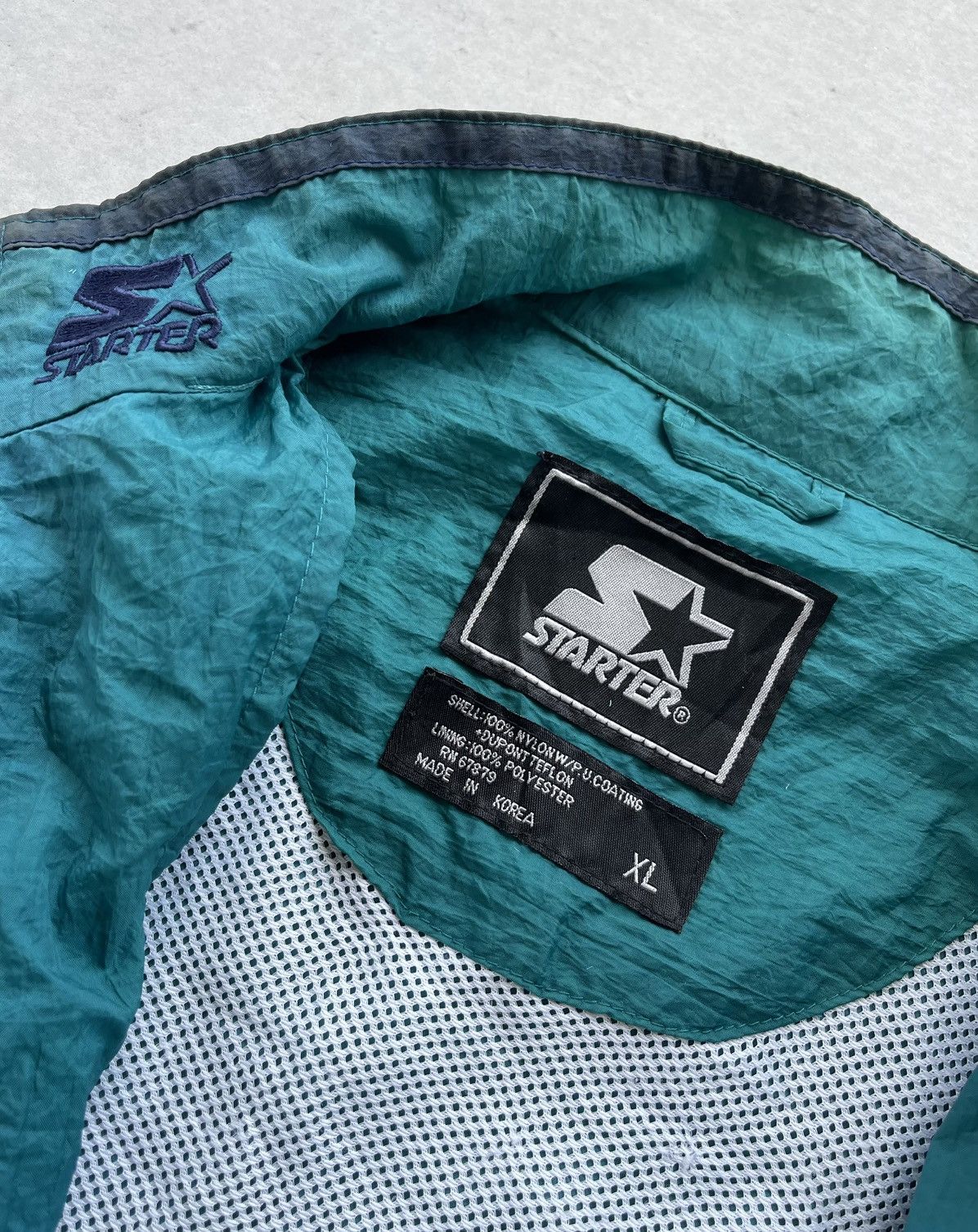 Starter VINTAGE 1990'S STARTER MEN'S NYLON SPORTS JACKET Size US XL / EU 56 / 4 - 11 Thumbnail