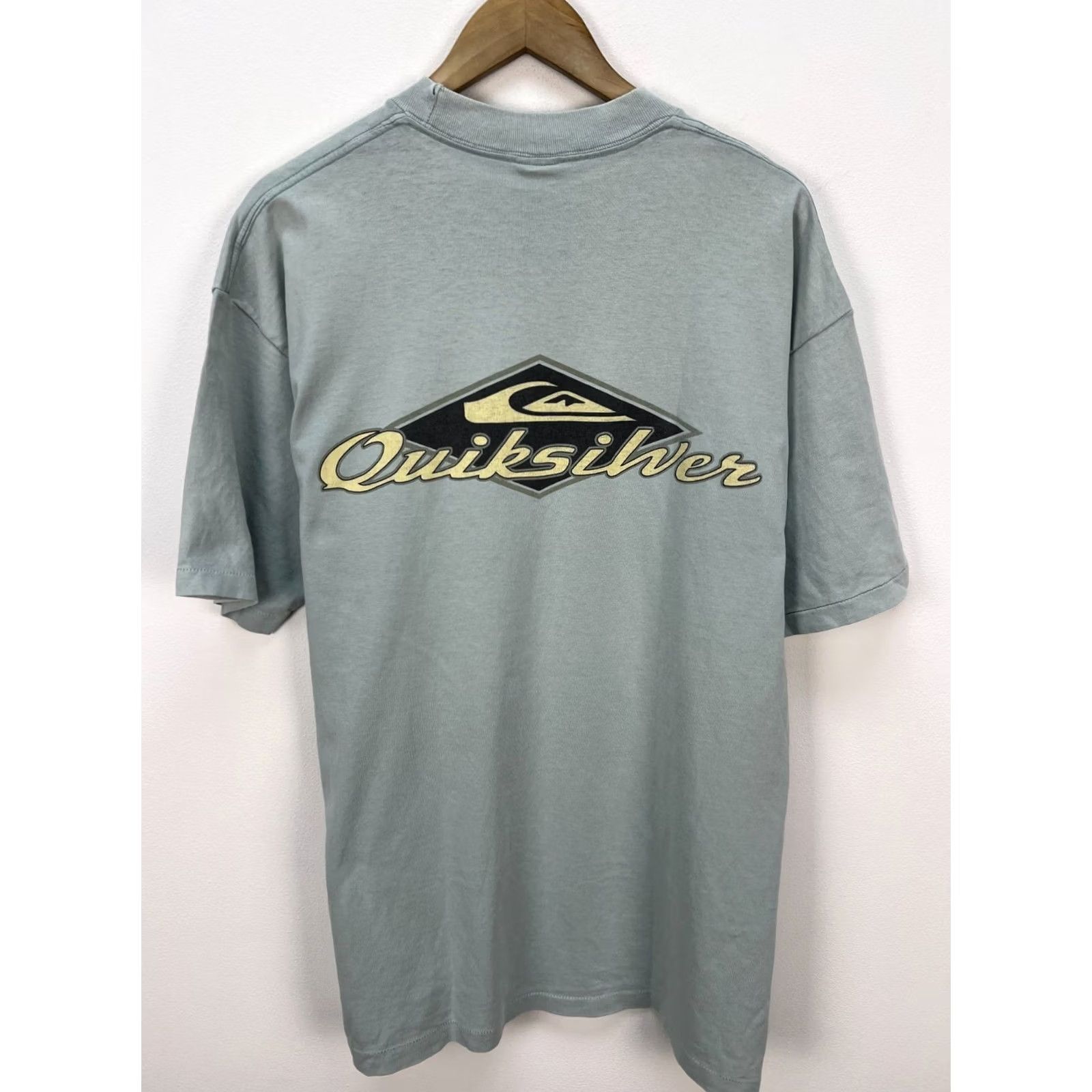 Quiksilver Vtg 90s QUIKSILVER T-Shirt Big Logo Single Stitch Made in USA Surf Skate L Shirt Mens XS? Size US L / EU 52-54 / 3 - 2 Thumbnail
