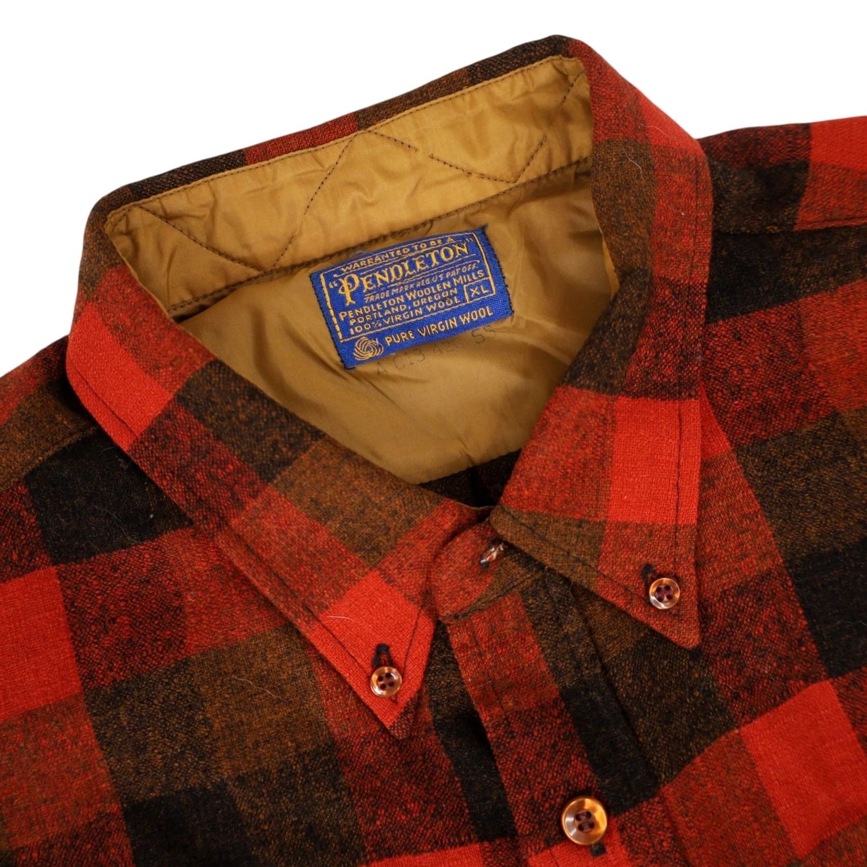Pendleton VINTAGE Pendleton Shirt Mens XL Red Short Sleeve Button Up %100 Wool Size US XL / EU 56 / 4 - 5 Thumbnail