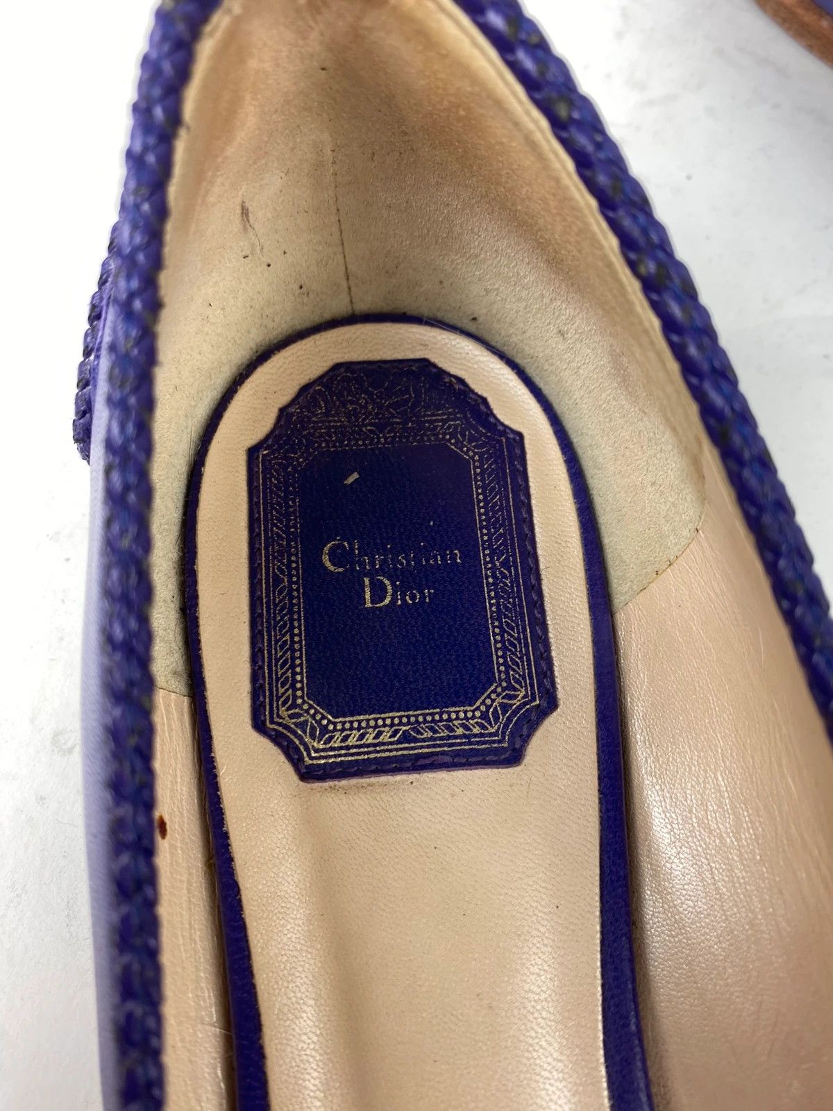 Designer × Dior christian dior ballet flat shoes cyber vintage retro leather Size US 7.5 / IT 37.5 - 5 Thumbnail