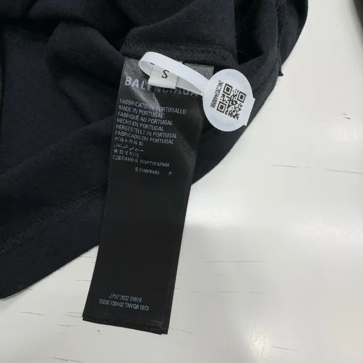 Balenciaga Balenciaga Balenciaga Black Logo Long Sleeve TShirt -2507 Size US S / EU 44-46 / 1 - 3 Thumbnail