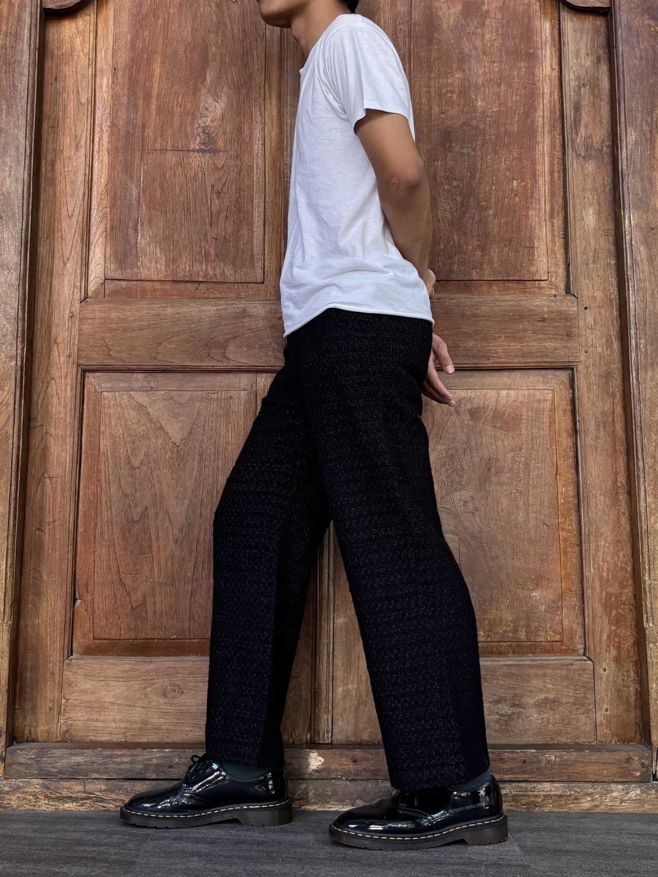 Yohji Yamamoto Jacquard Relaxed Pants - 30”-32” Size US 32 / EU 48 - 10 Thumbnail