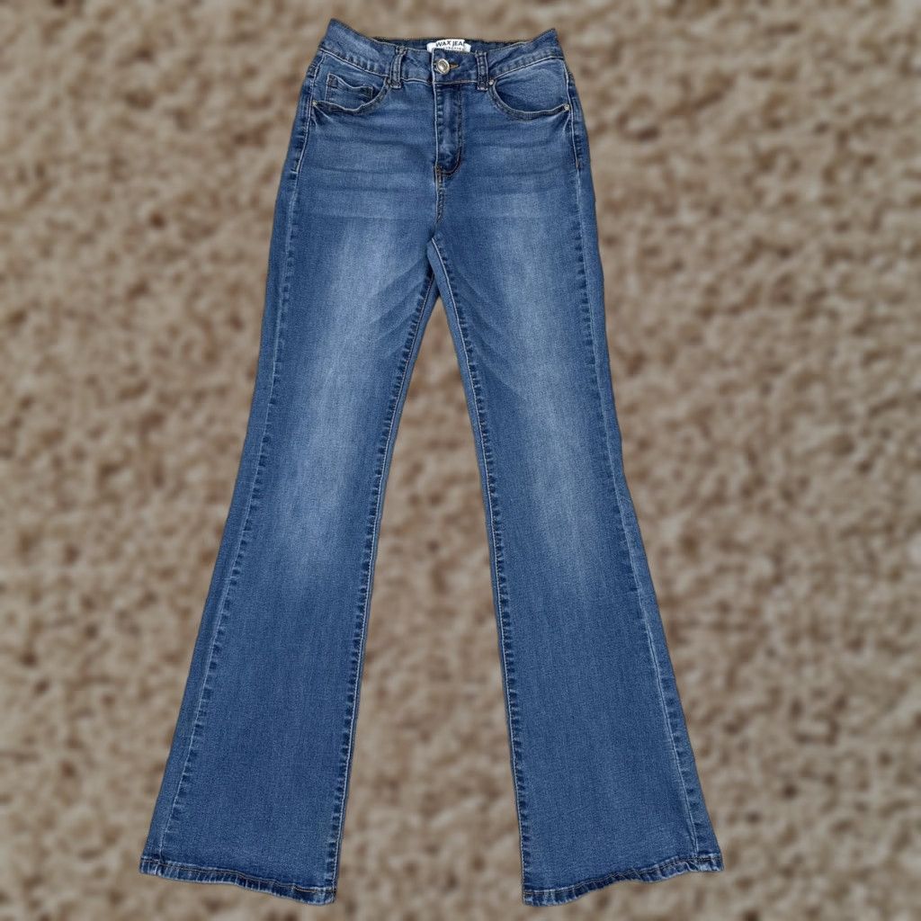 Vintage Wax Jean Collection Jeans Womens Bootcut Denim 3/26 Blue Medium Wash 22x30 Size 26" / US 2 / IT 38 - 1 Thumbnail